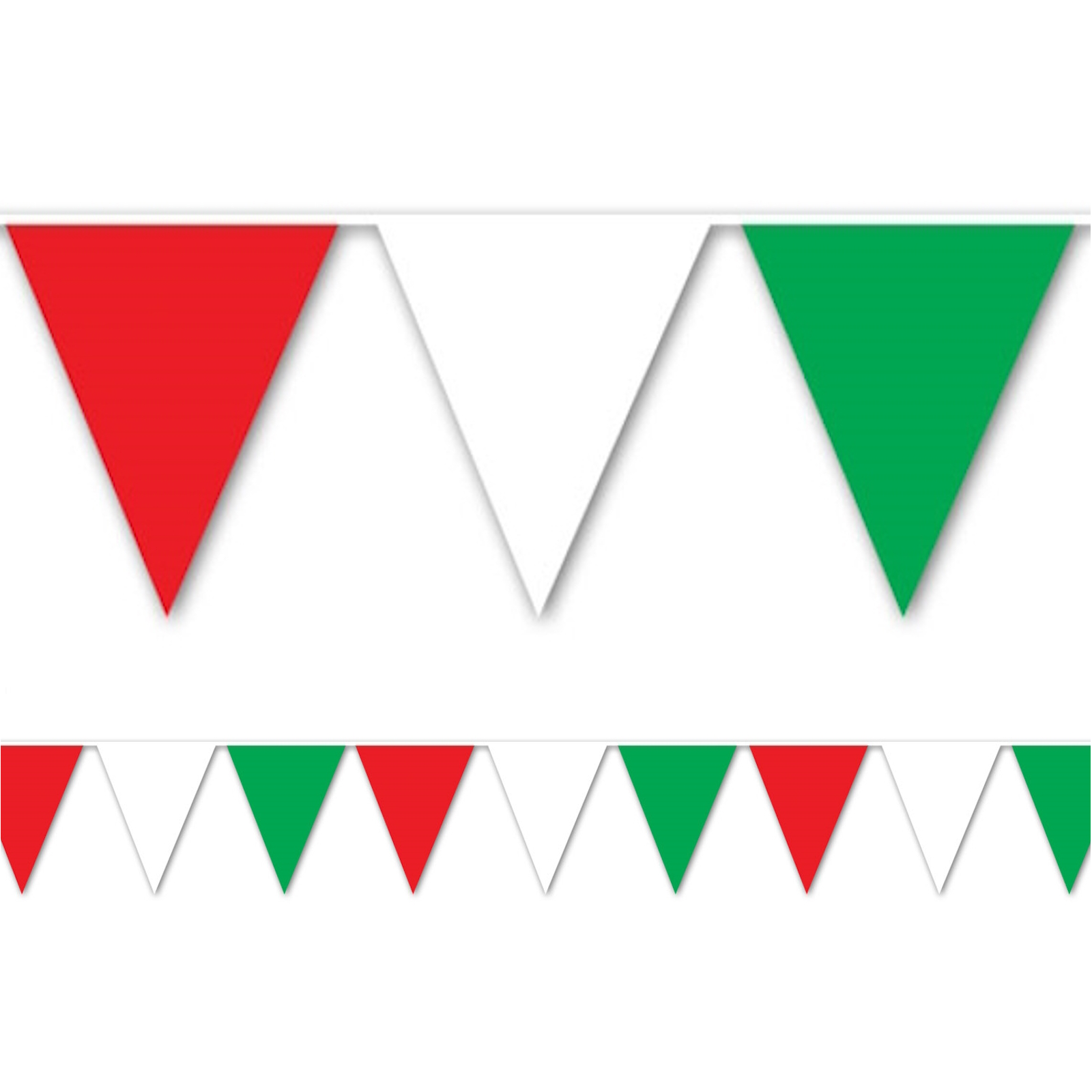 Red White and Green Flag Banner (3.7m)
