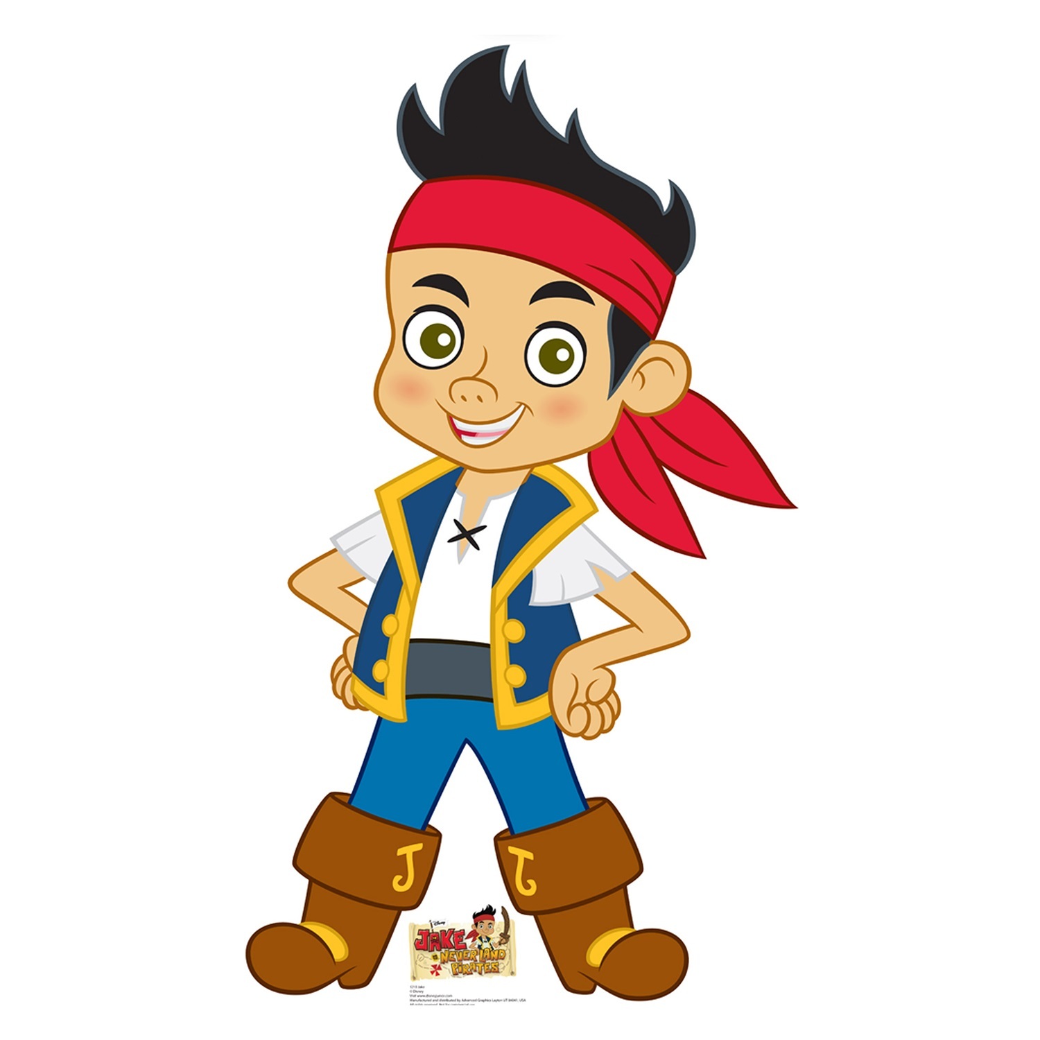 Jake and the Neverland Pirates Stand Up Photo Prop