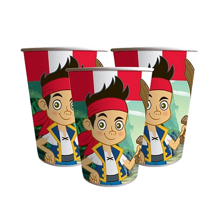 Jake and the Never Land Pirates Paper Cups (Pack of 8)