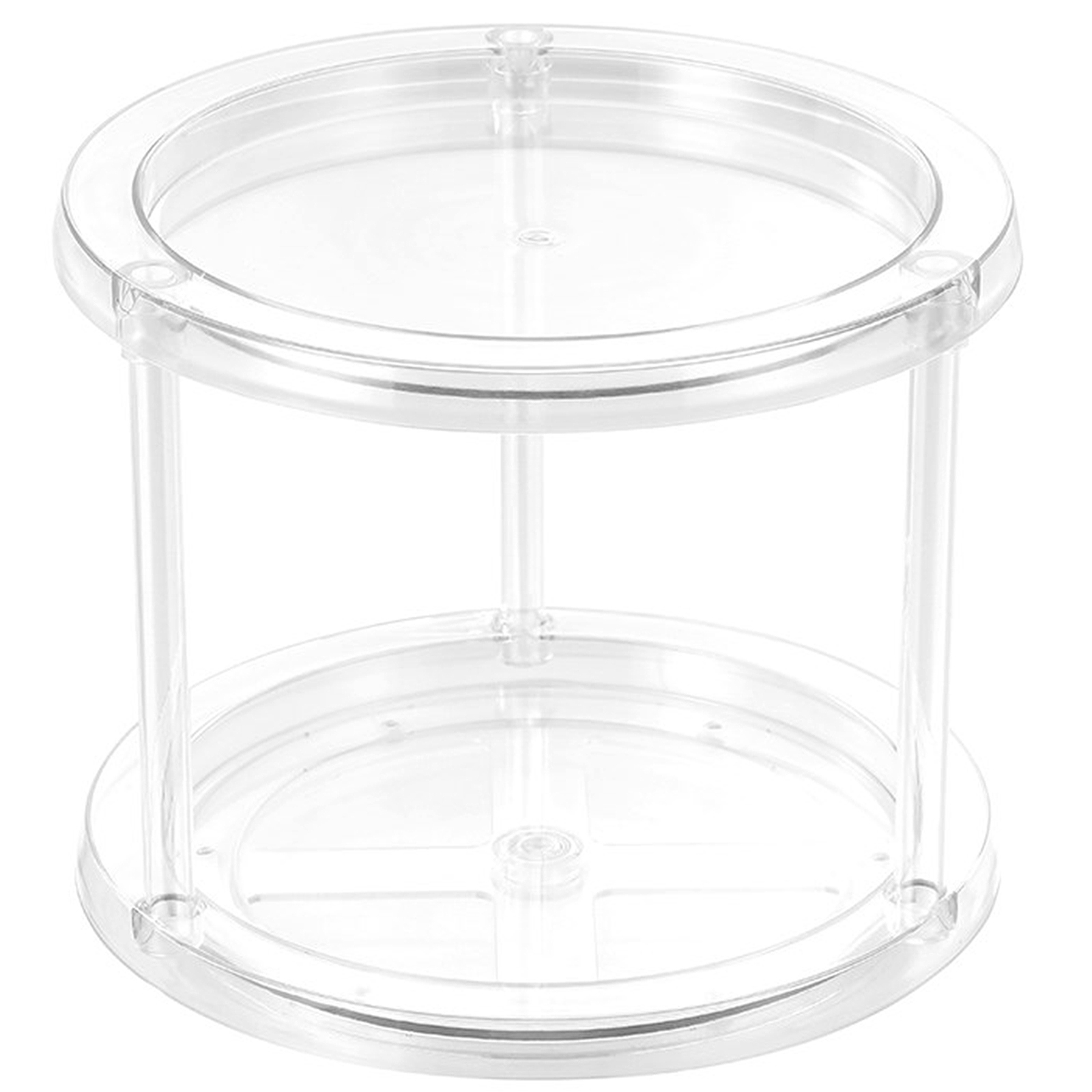 Boxsweden Crystal 2 Tier Turntable Lazy Susan 24.5cm x 21cm