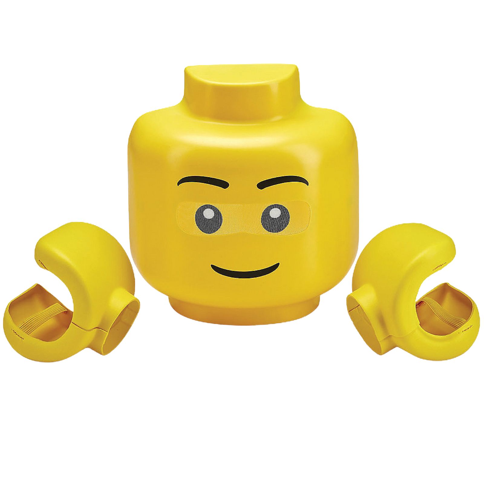 Classic Lego Guy Mask and Hands Costume