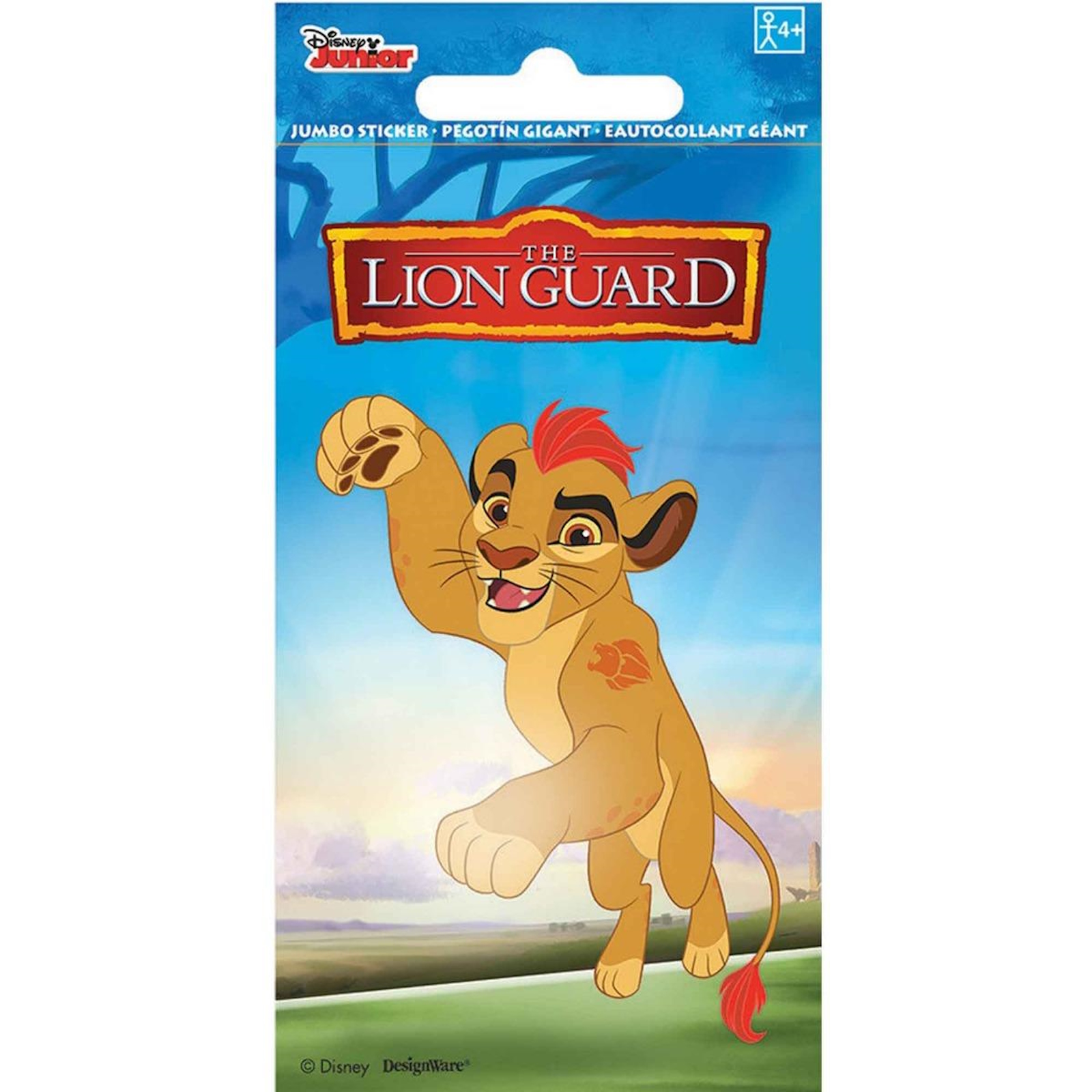 The Lion Guard Jumbo Sticker Favour