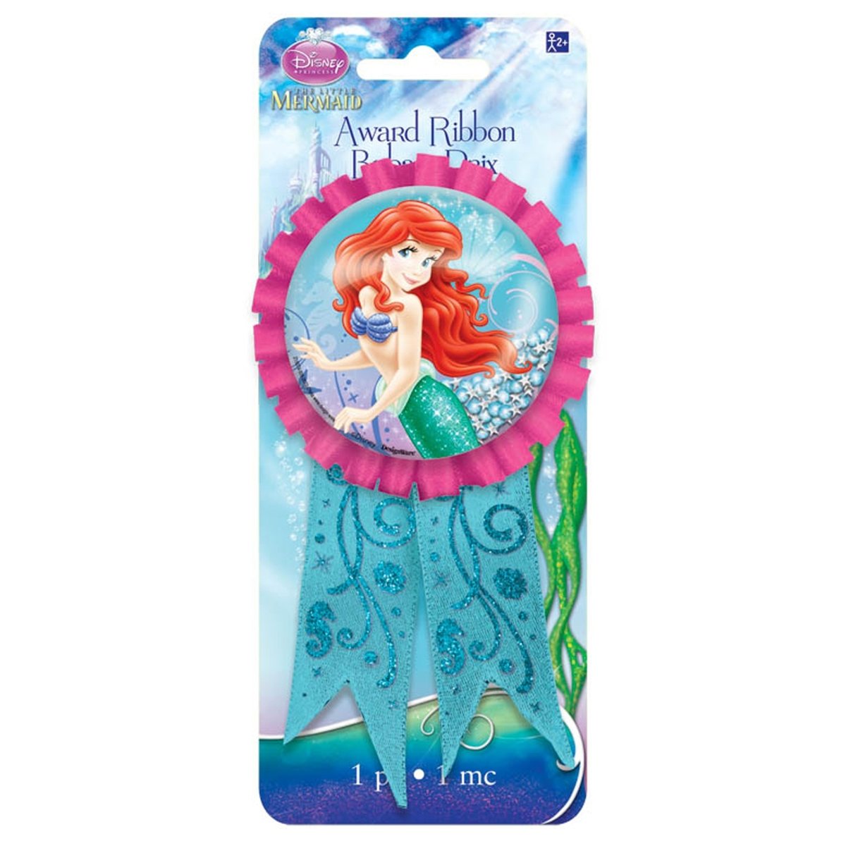 Ariel Ribbons Ariel The Little Mermaid Sparkle Award Ribbon | The Little Mermaid ...