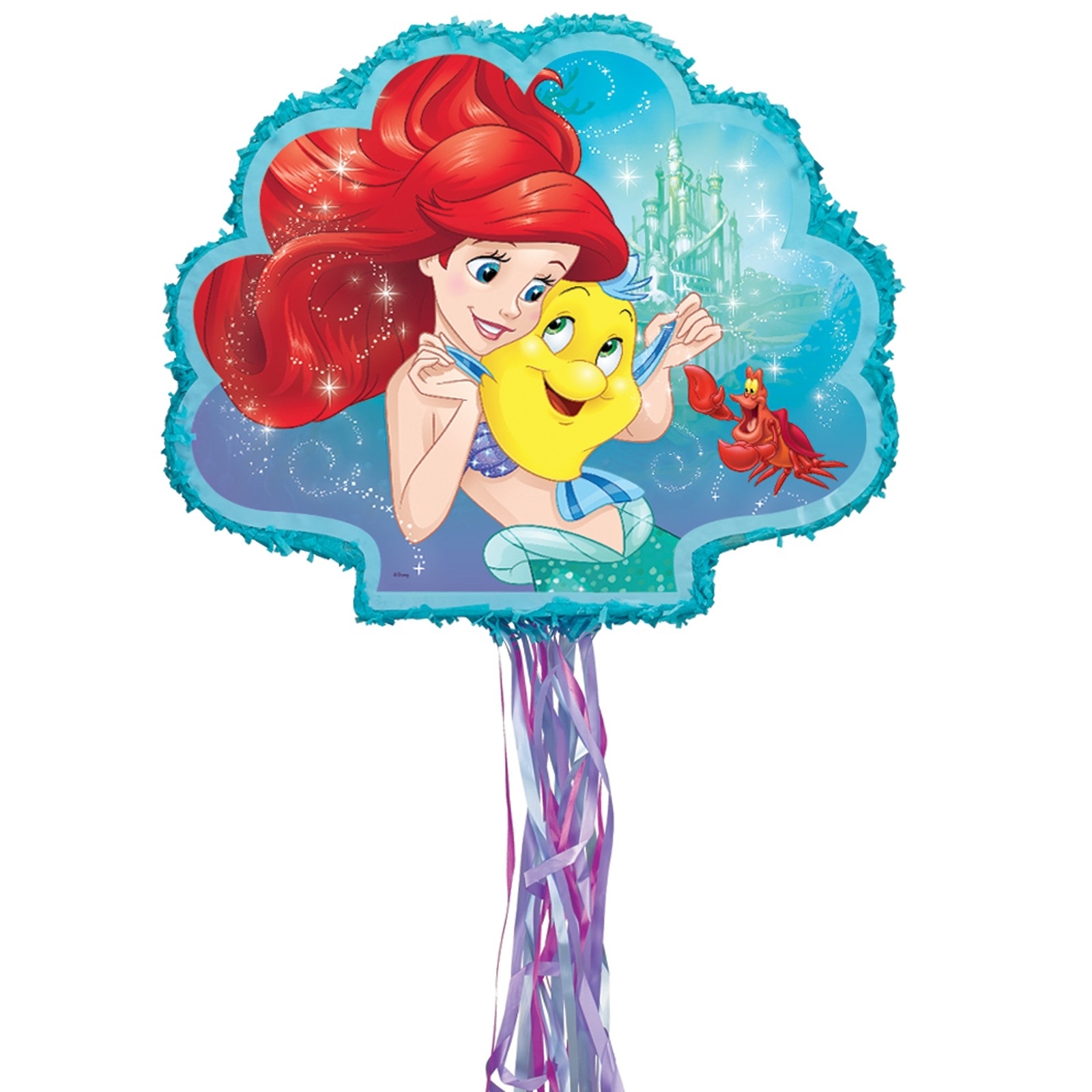 Ariel The Little Mermaid Pull String Pinata