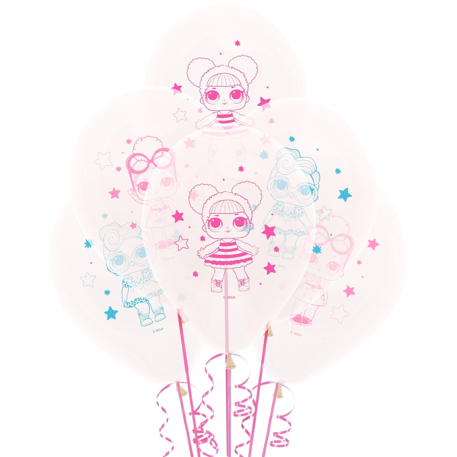 LOL Surprise Together 4 EVA Balloons (Pack of 6)