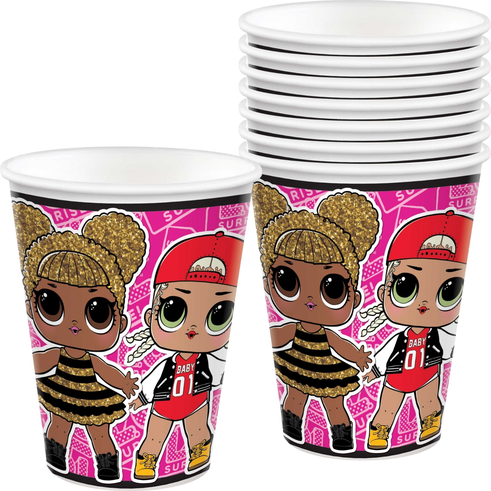 LOL Surprise Together 4 EVA Paper Cups (Pack of 8)