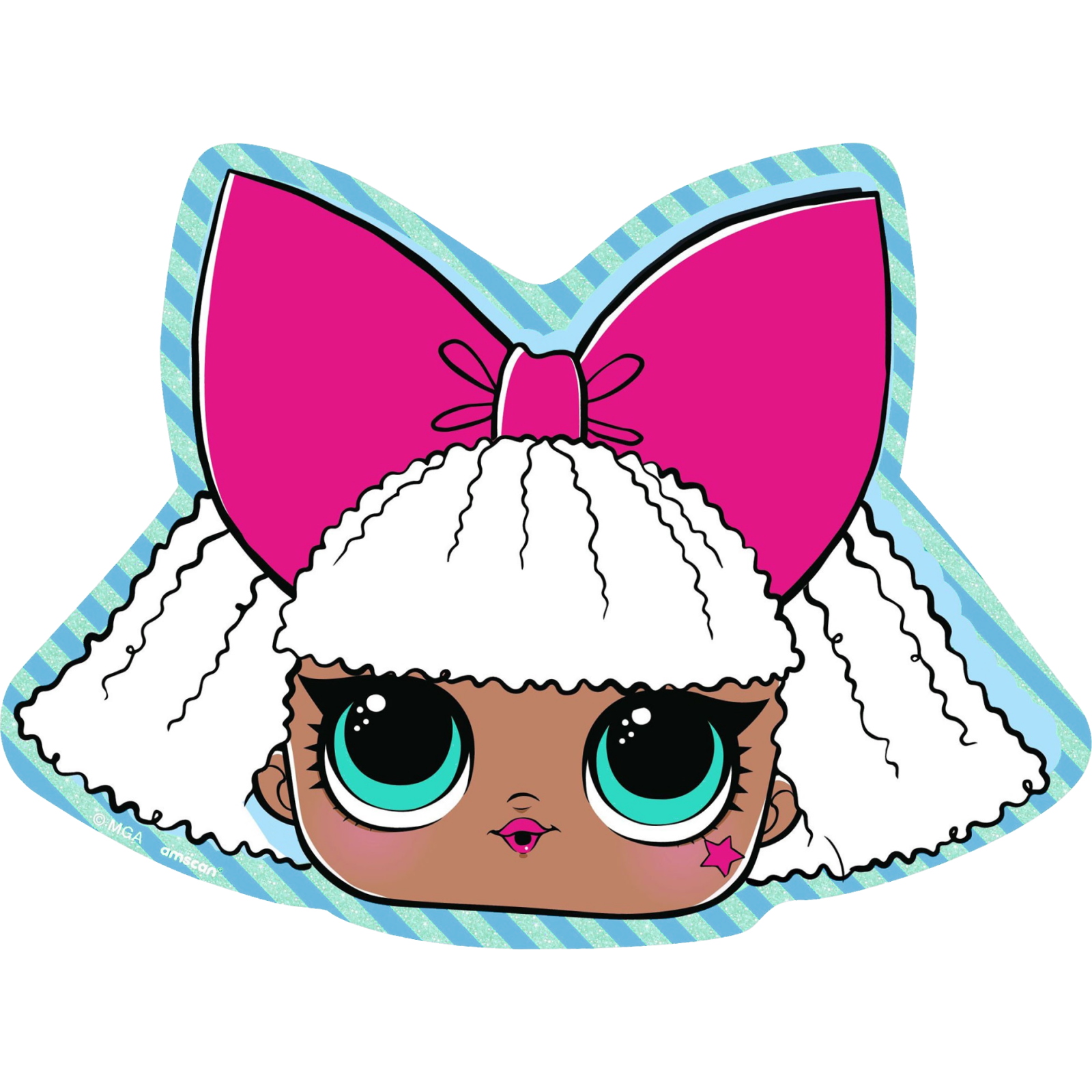 LOL Surprise Together 4 EVA Diva Paper Plates (Pack of 8) 