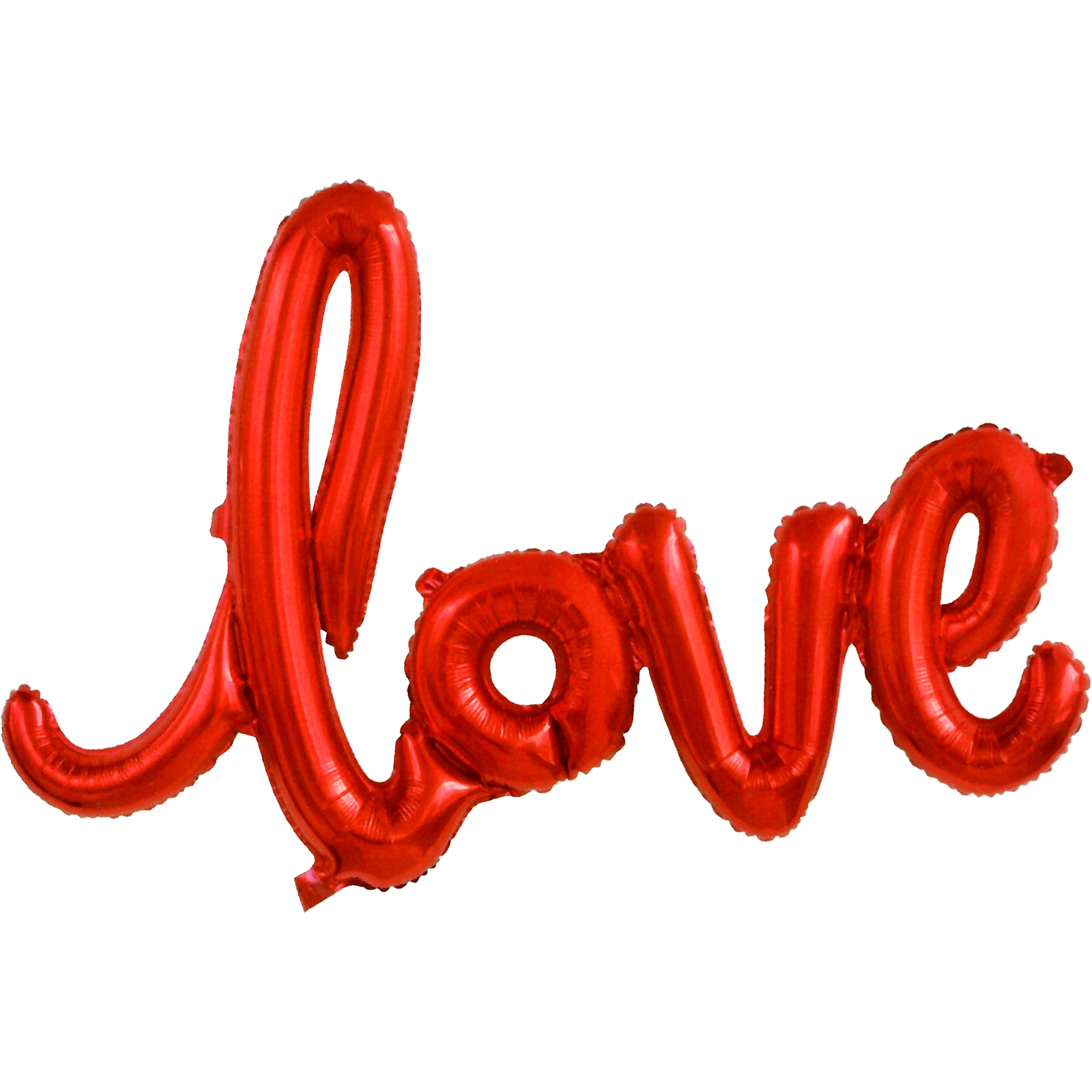 Red Love Air Fill Foil Balloon Banner 1.2m