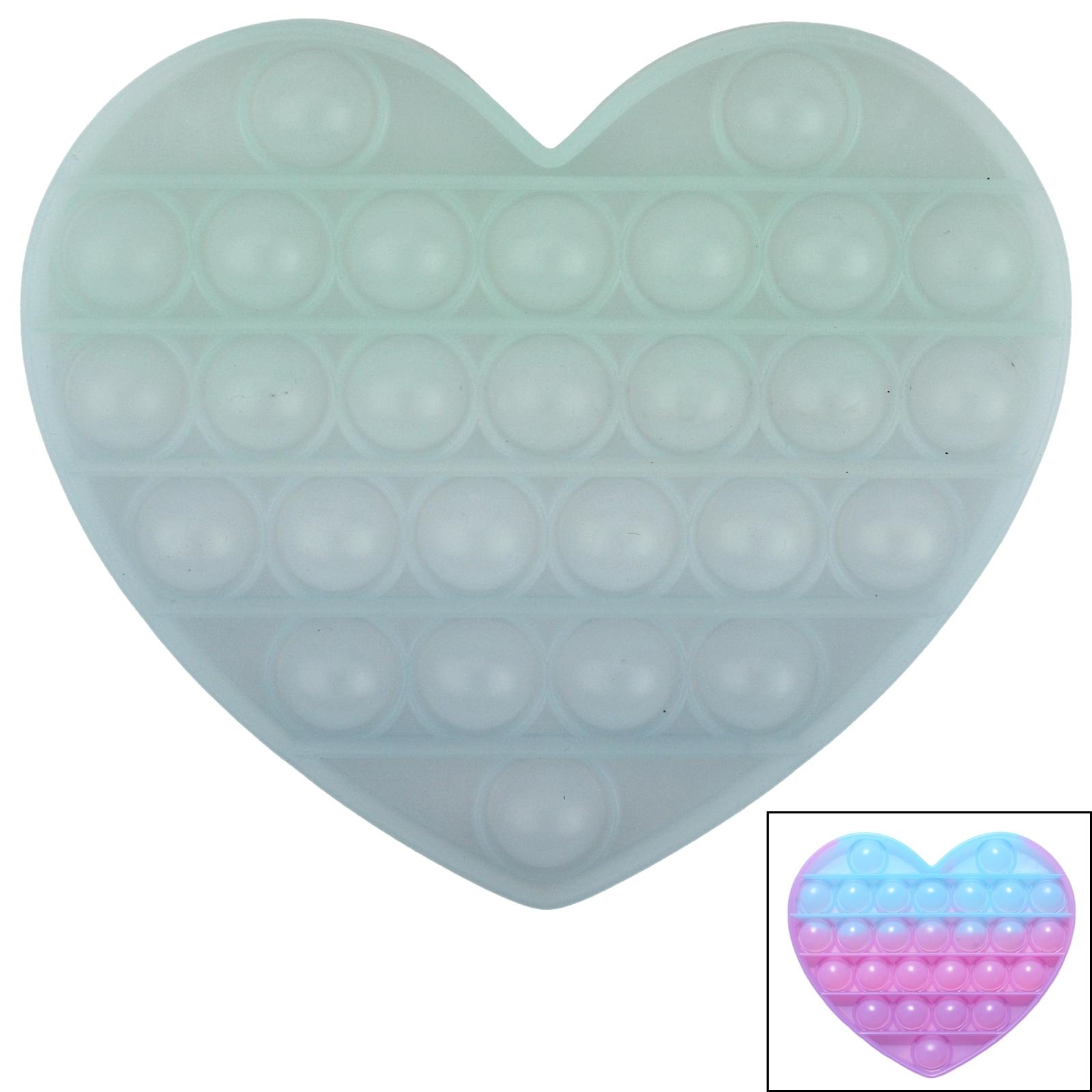 Heart Colour Change Pop It Fidget Toy