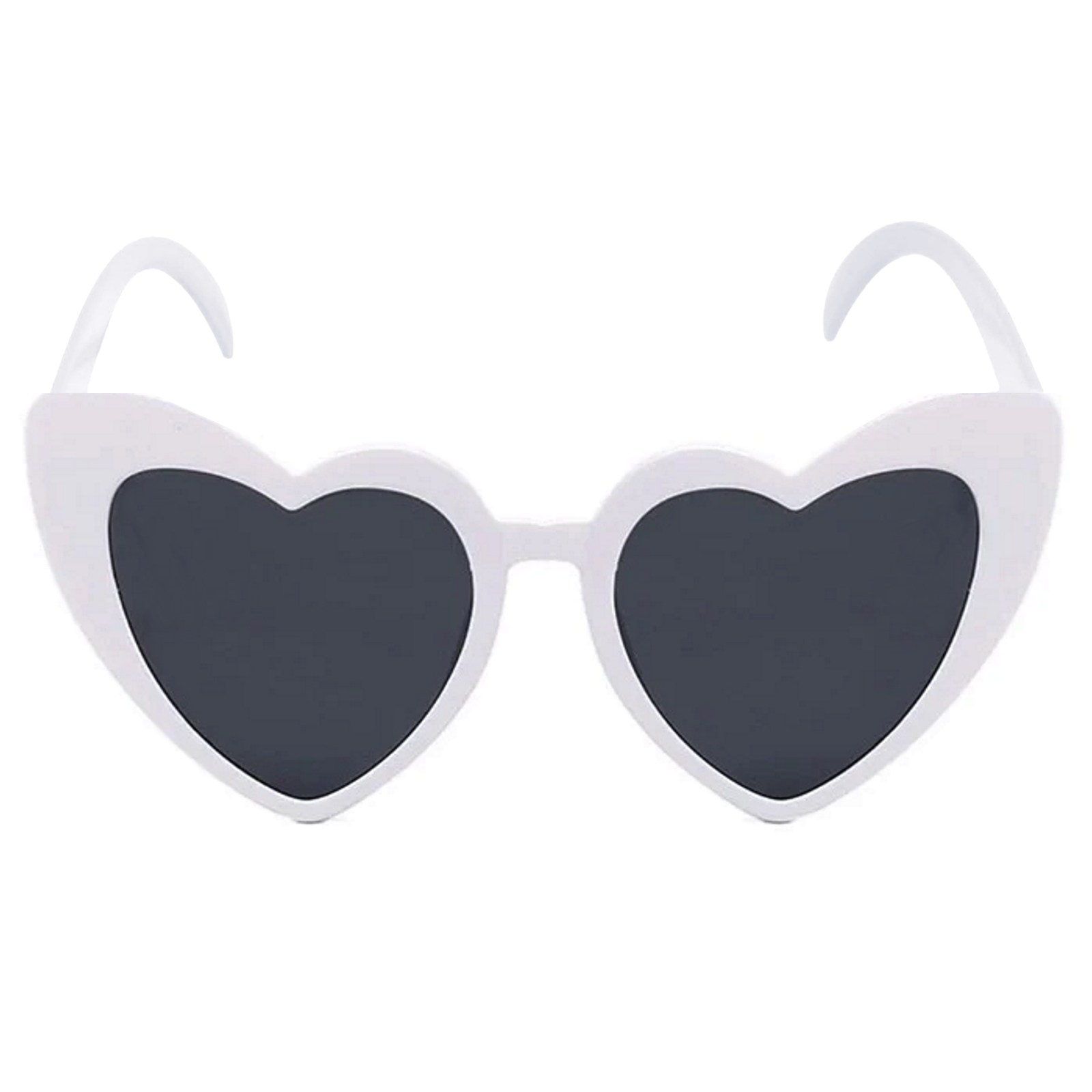 White Hearts Party Glasses