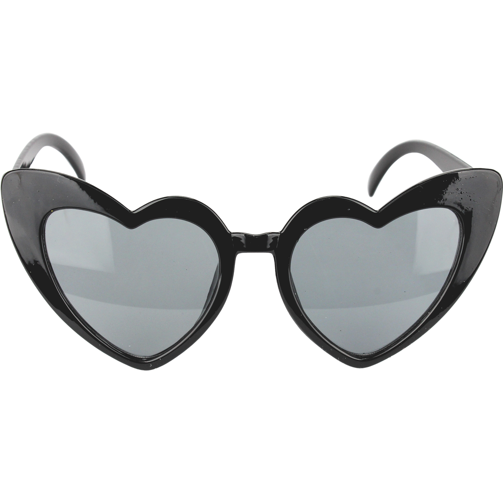 Retro Black Hearts Party Glasses