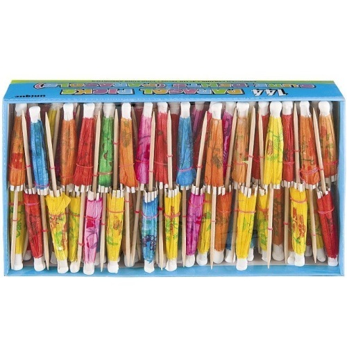 Umbrella Parasol Picks (Pack of 144)