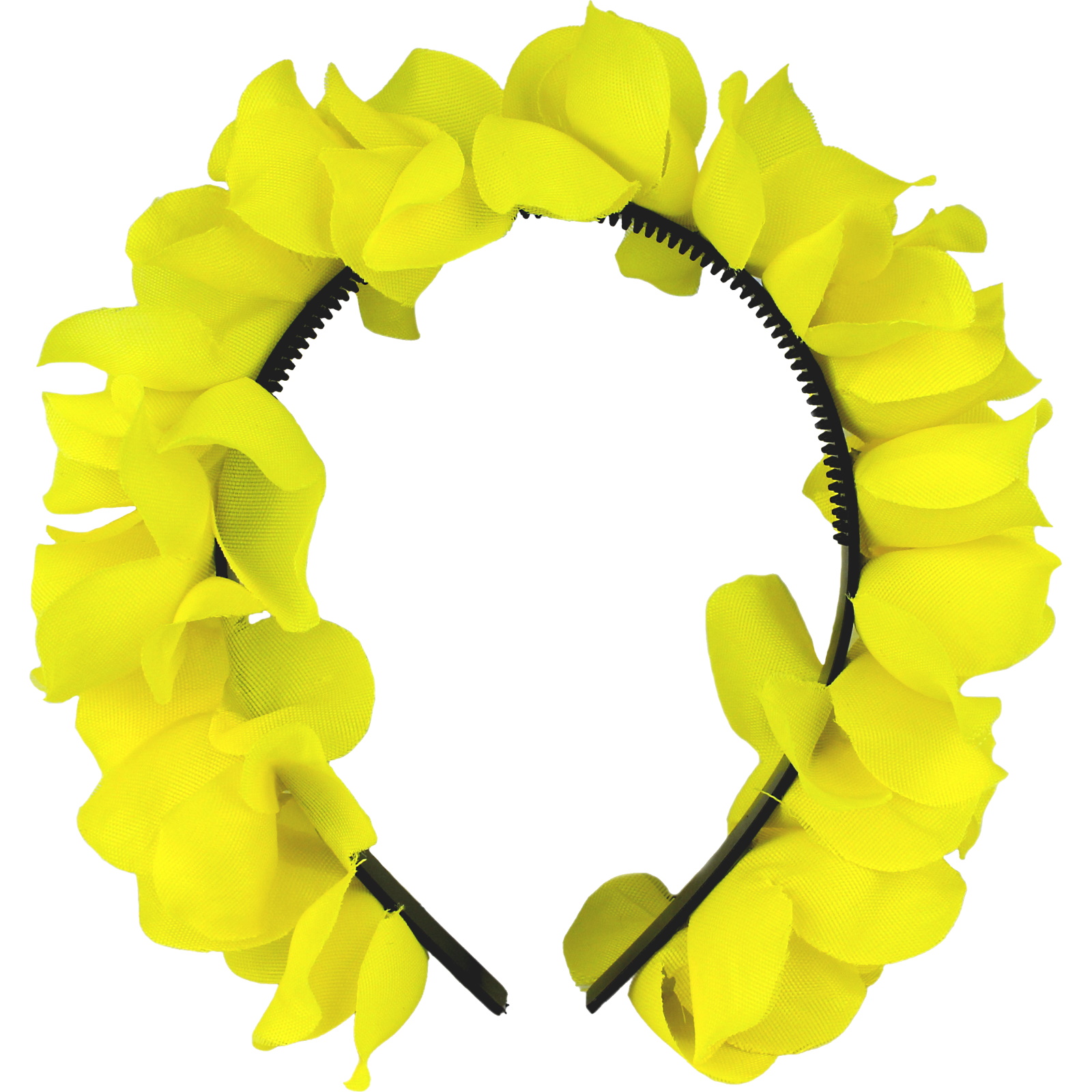 Yellow Hawaiian Flower Headband