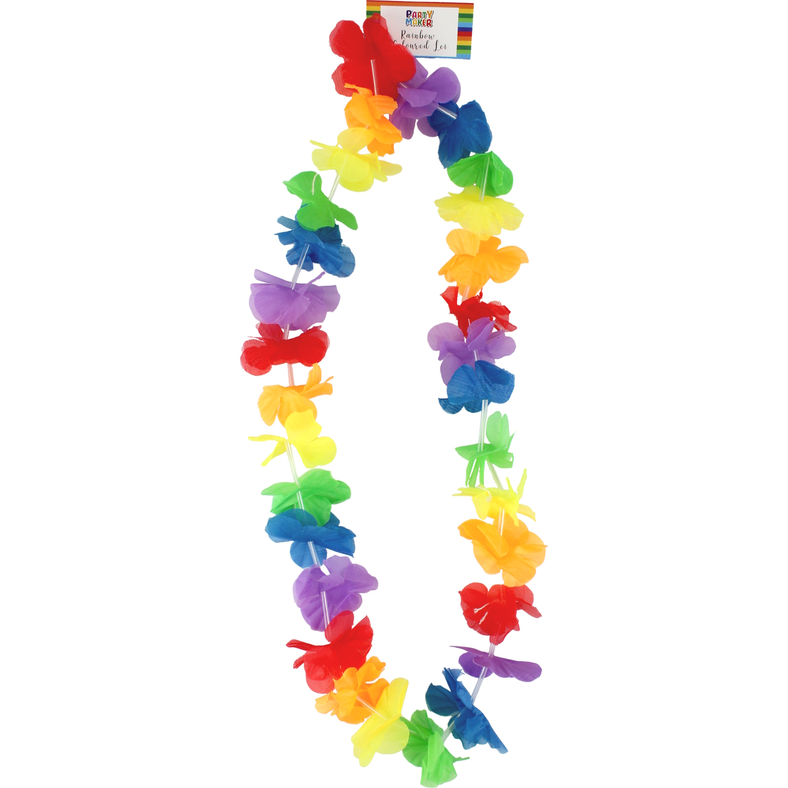 Rainbow Small Petal Tropical Lei