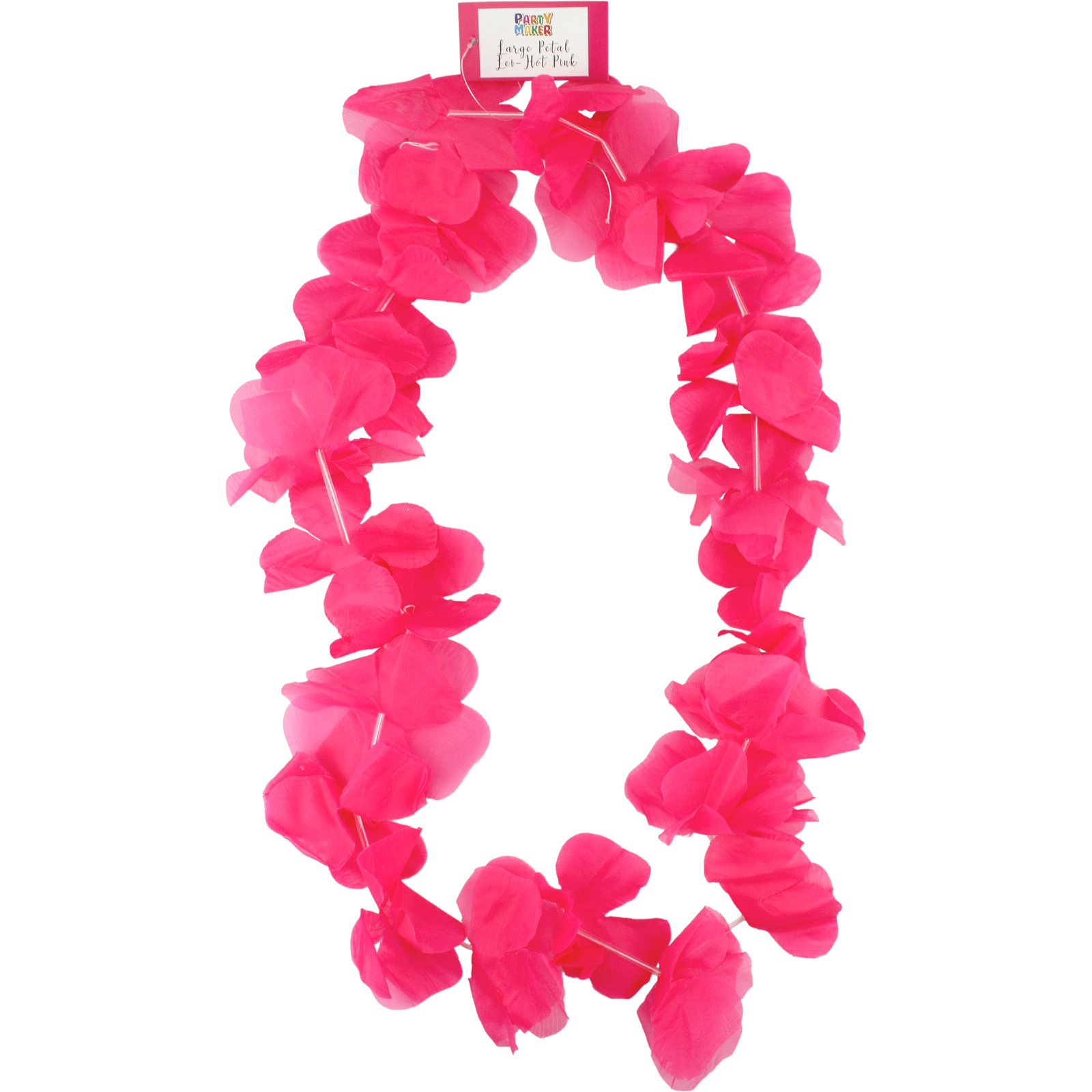 Hot Pink Large Petal Tropical Lei