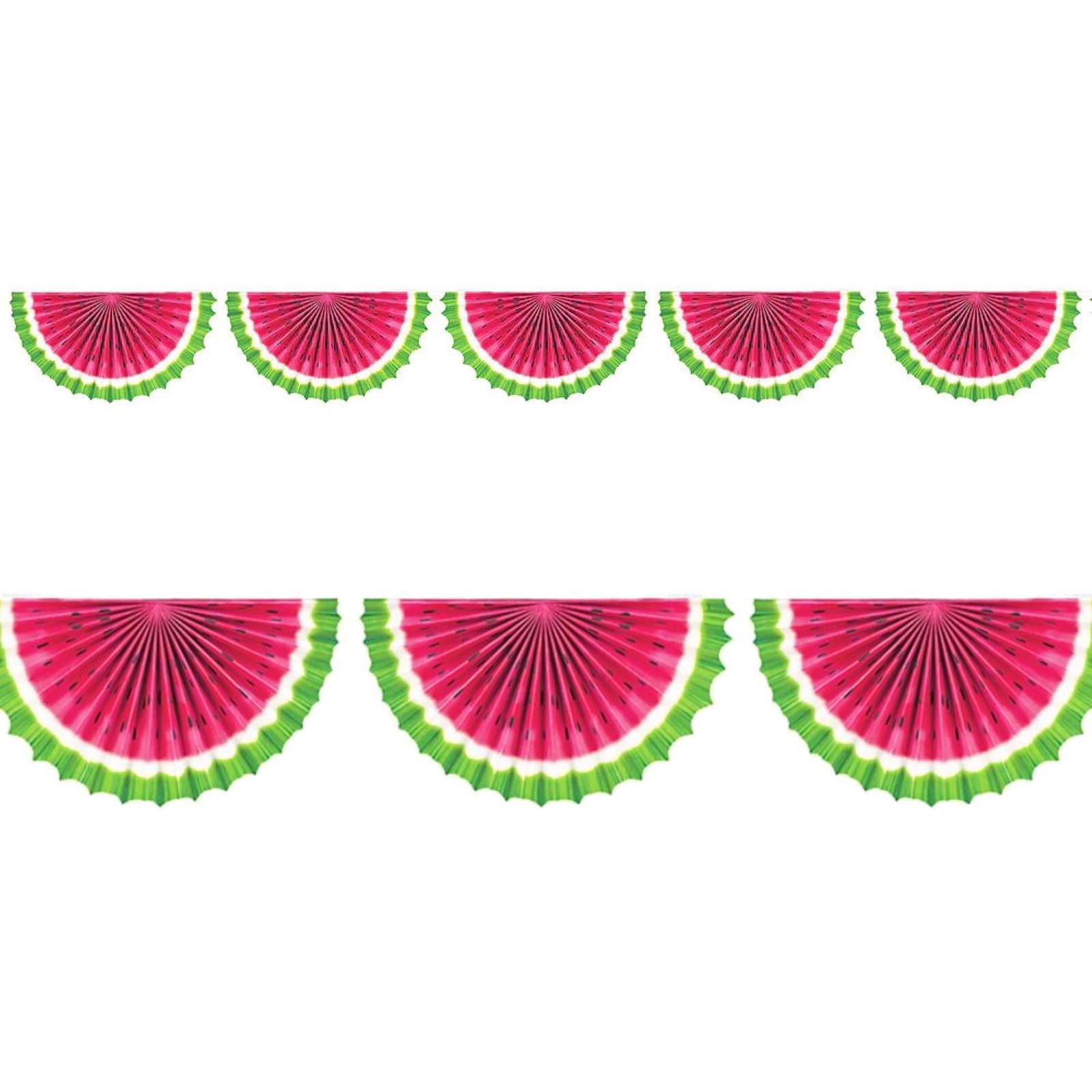 Watermelon Paper Garland Banner