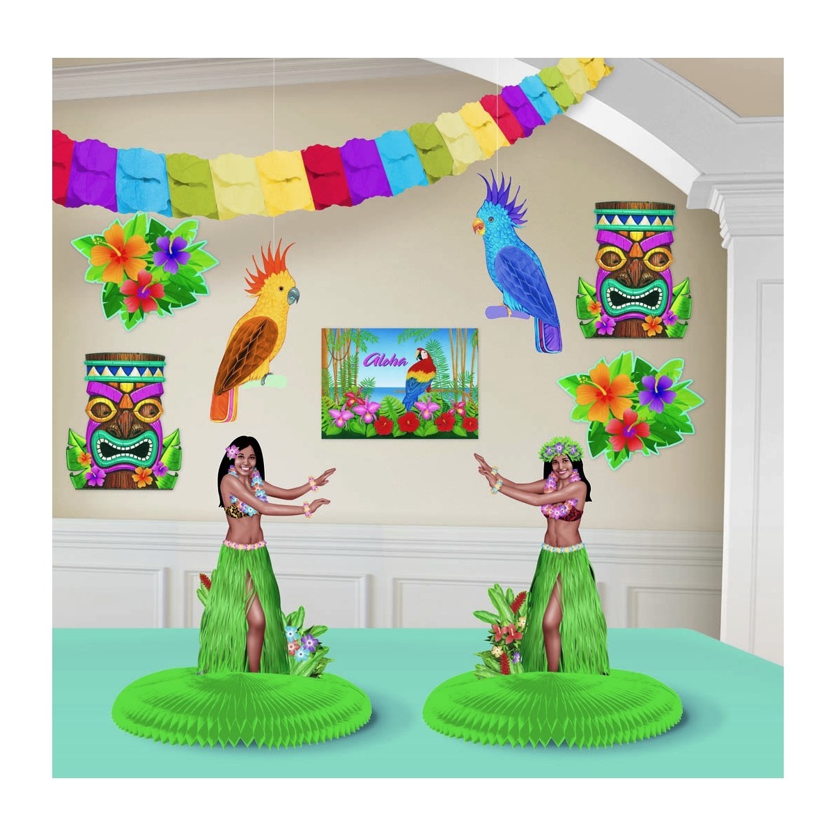 Luau Room Decorating Kit