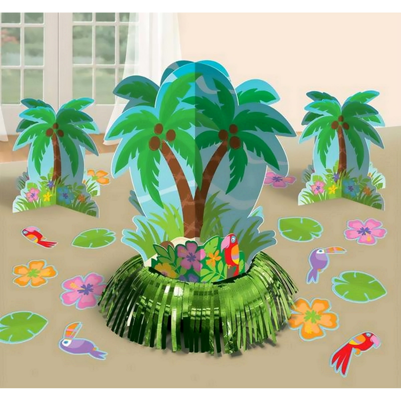 Hawaiian Palm Tree Table Decorating Kit 