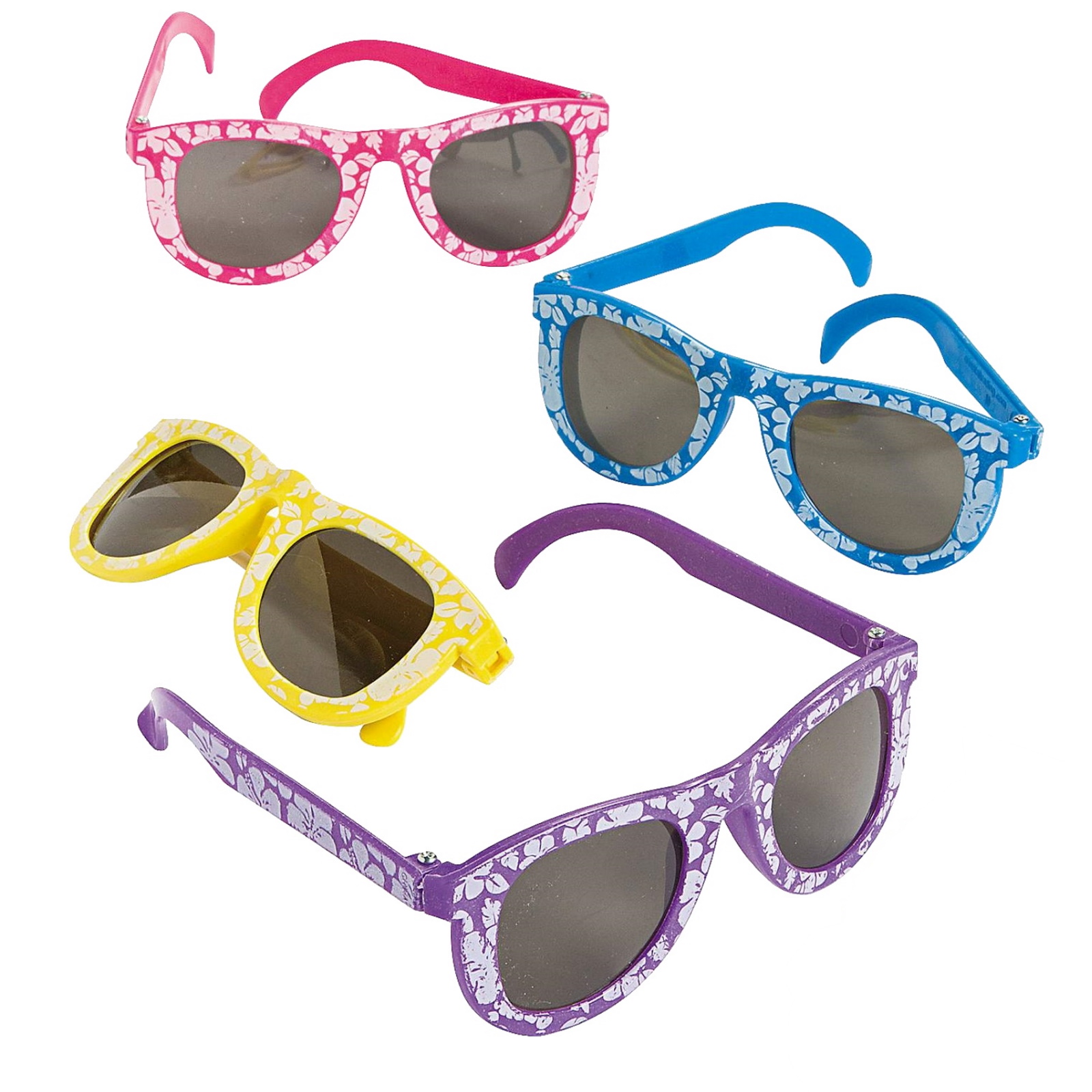 Child's Novelty Hibiscus Glasses (Pack of 12)