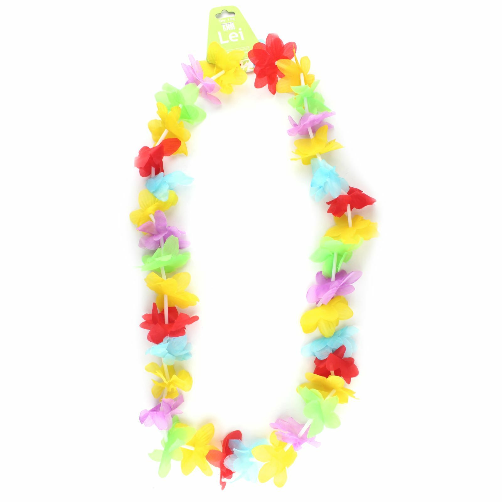 Coloured Hawaiian Flower Lei