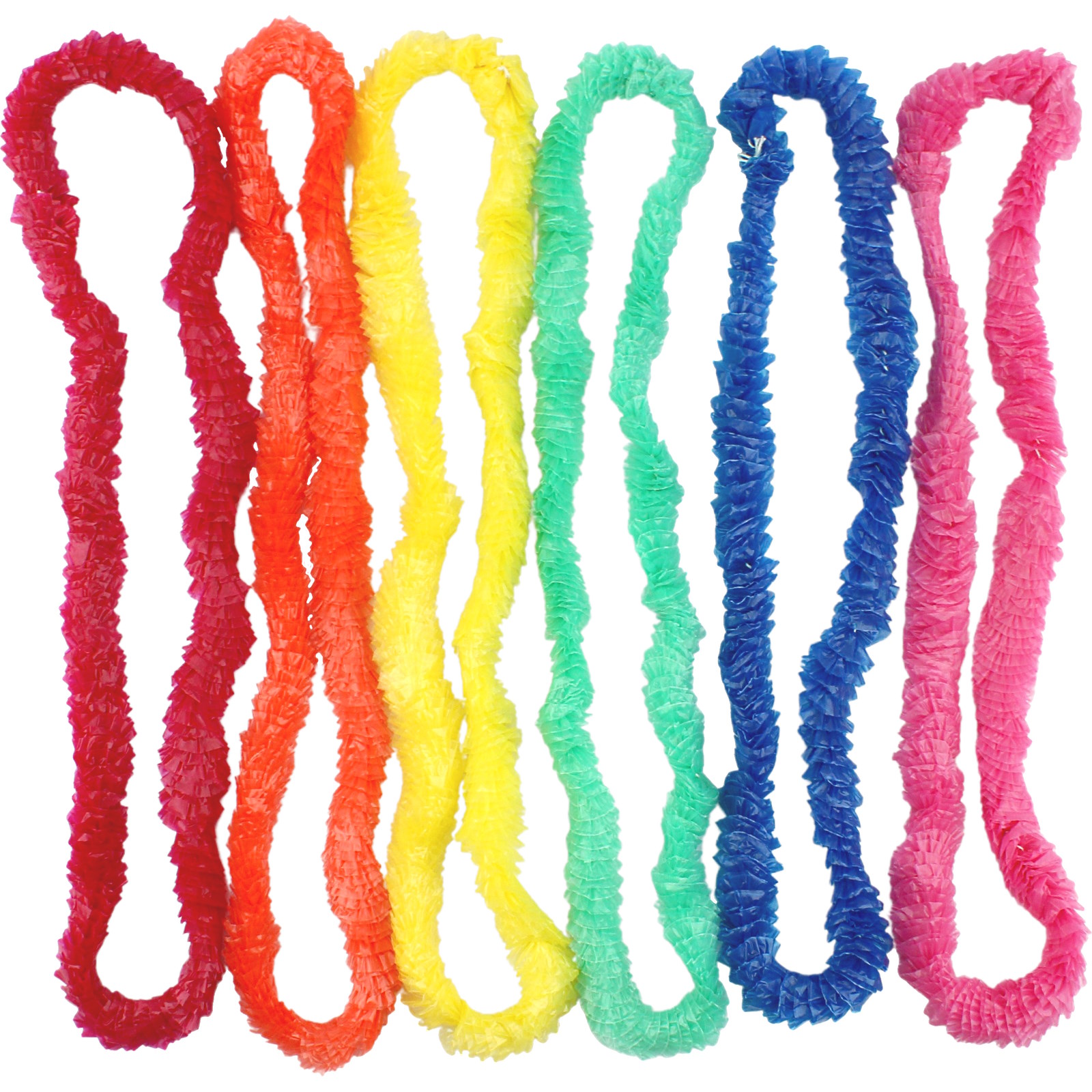 Assorted Hawaiian Party Leis (Box of 25)