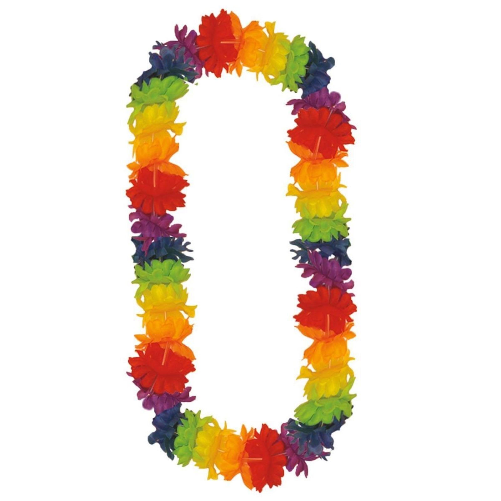 Tropical Sun Summer Luau Fabric Lei Adult Costume Accessory