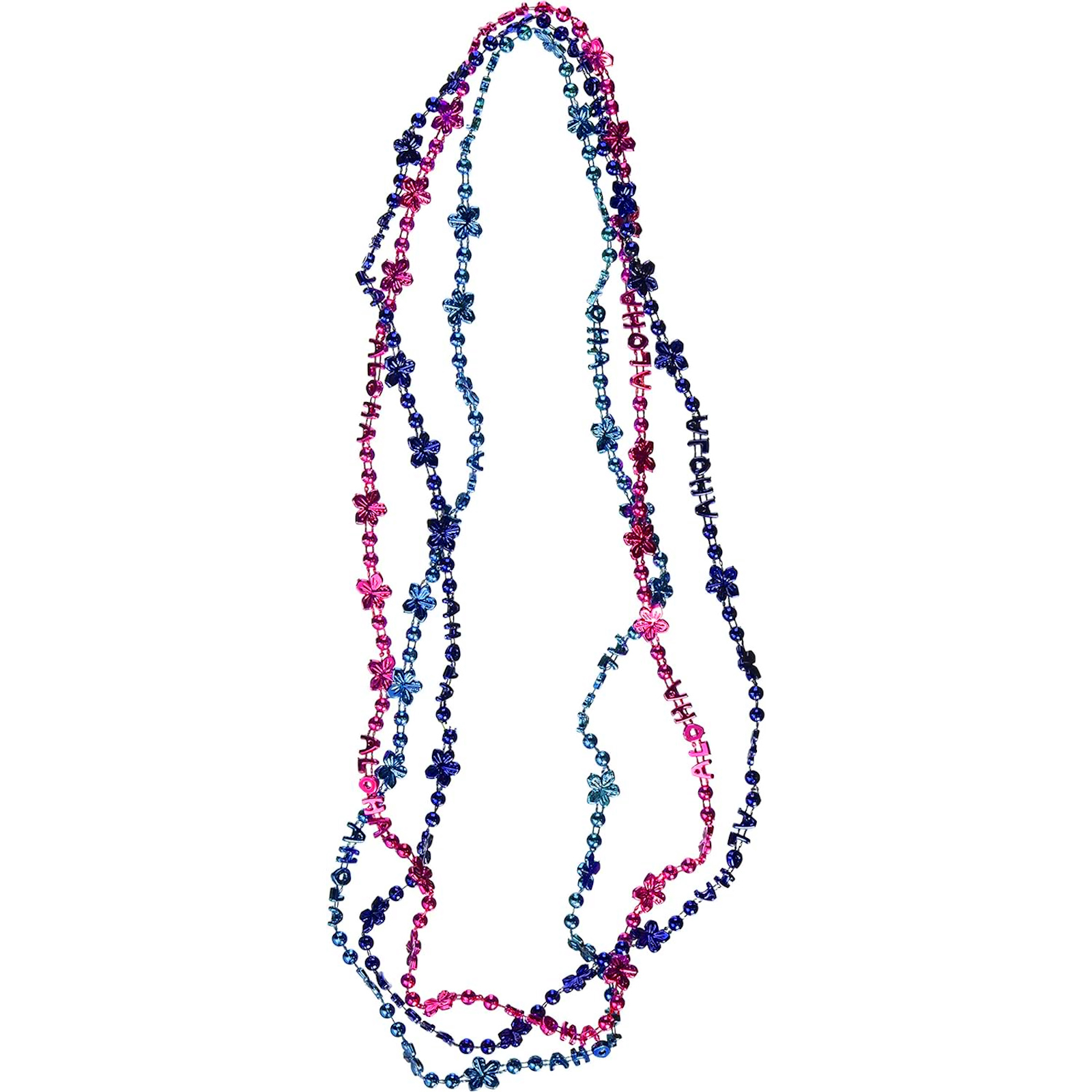 Aloha Metallic Beaded Necklaces (1 Pack Only)