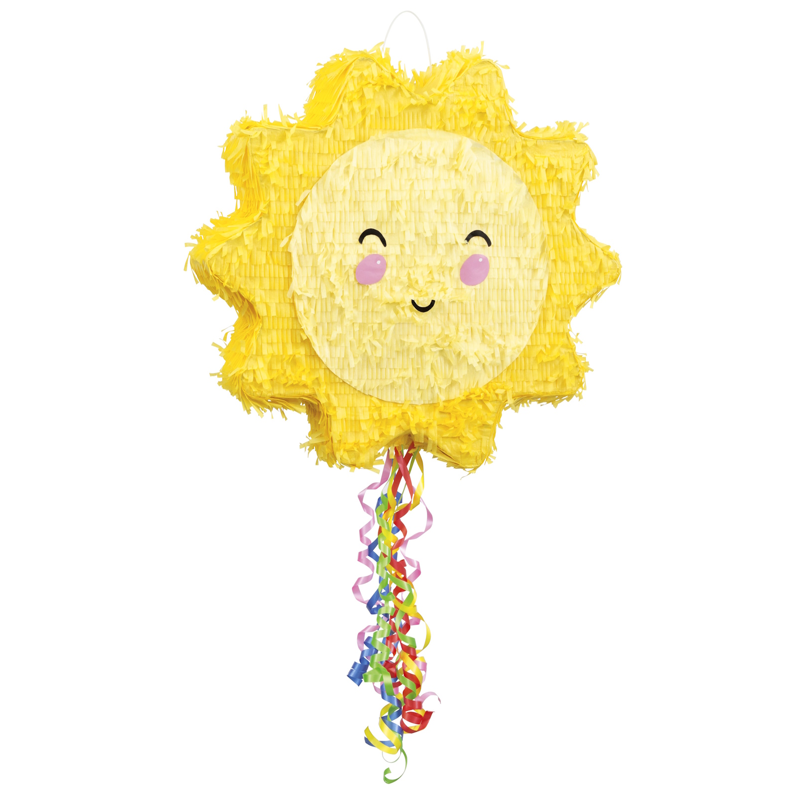 Smiling Sun Pull String Pinata