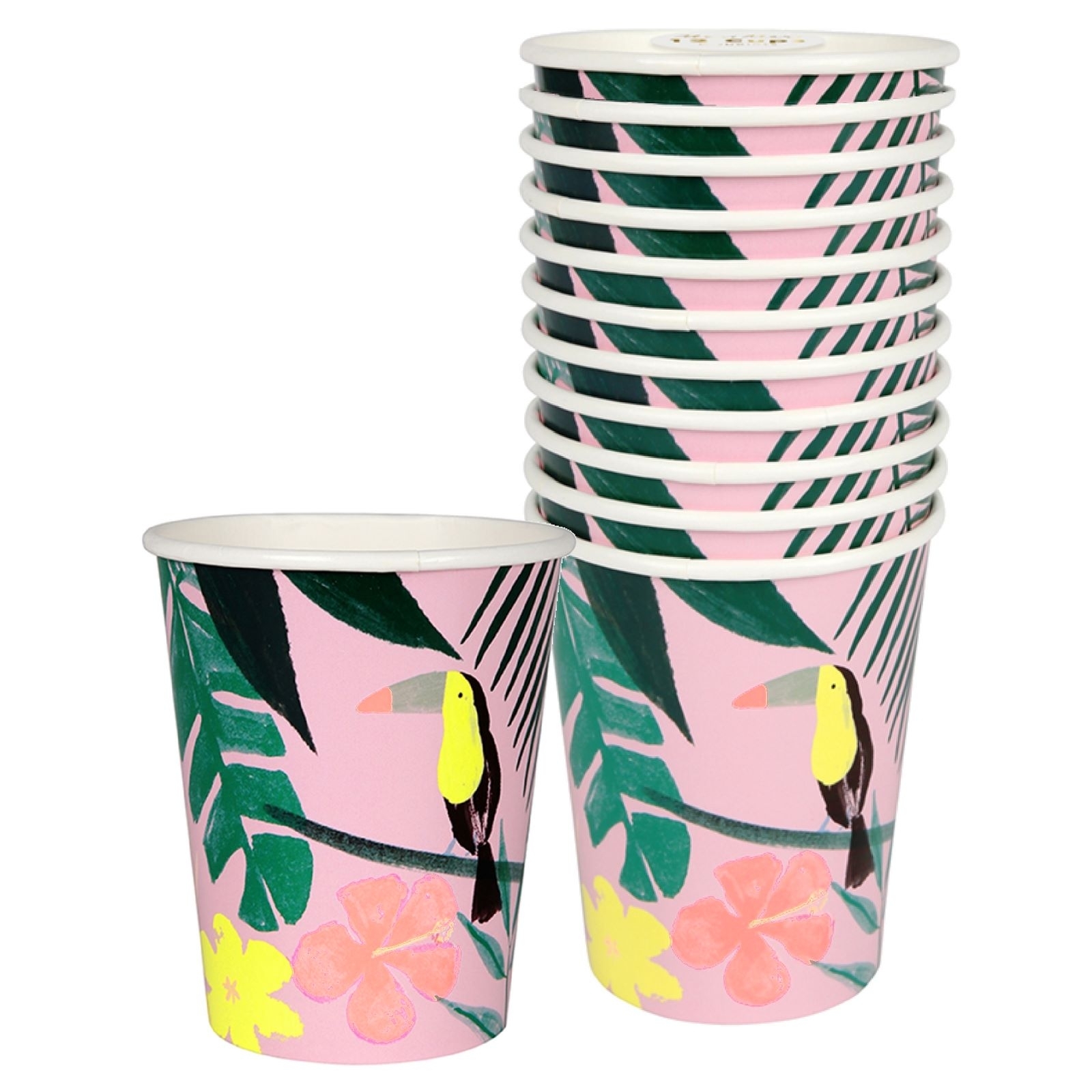 Meri Meri Tropical Toucan Paper Cups (Pack of 12)