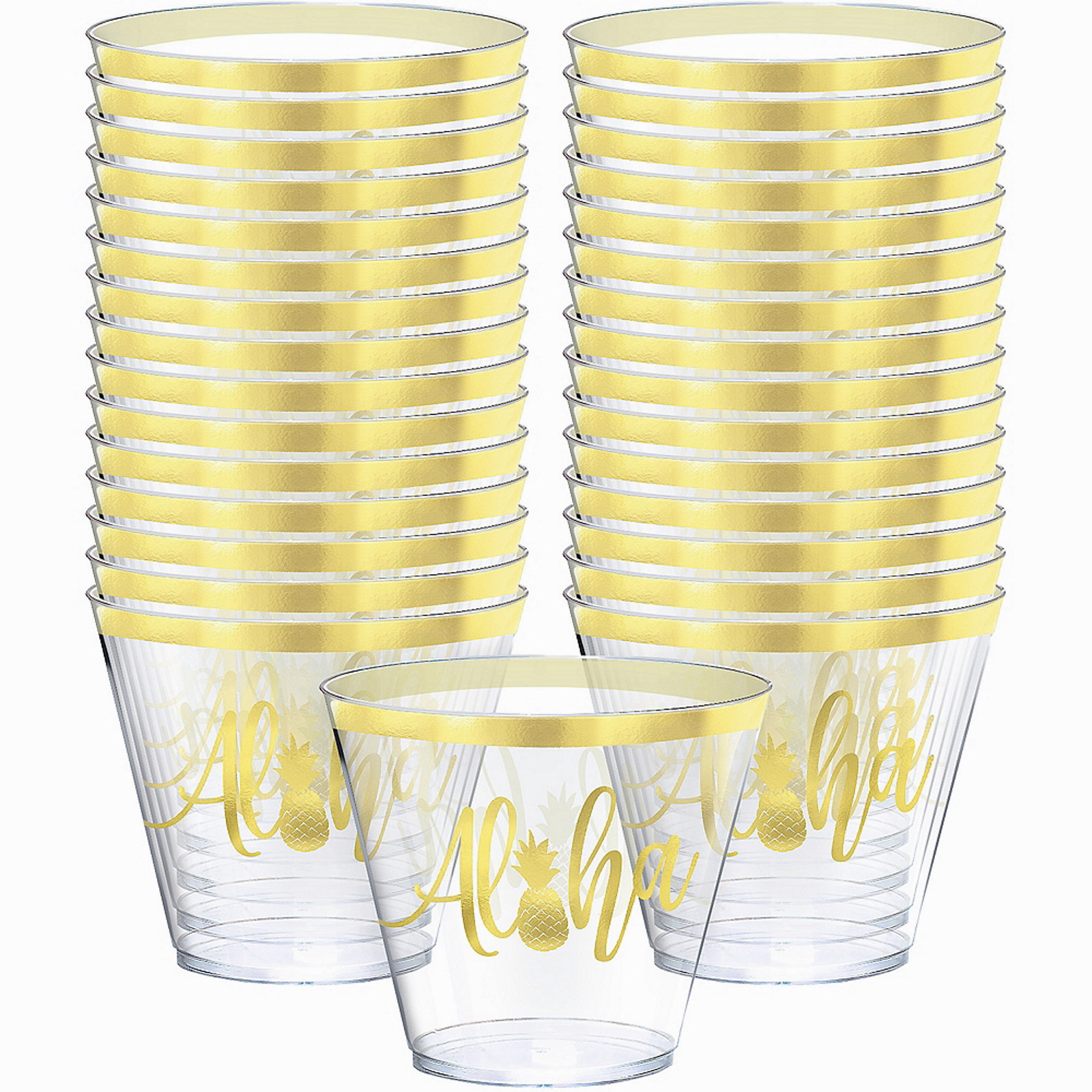 Aloha Plastic Cups (Pack of 30)