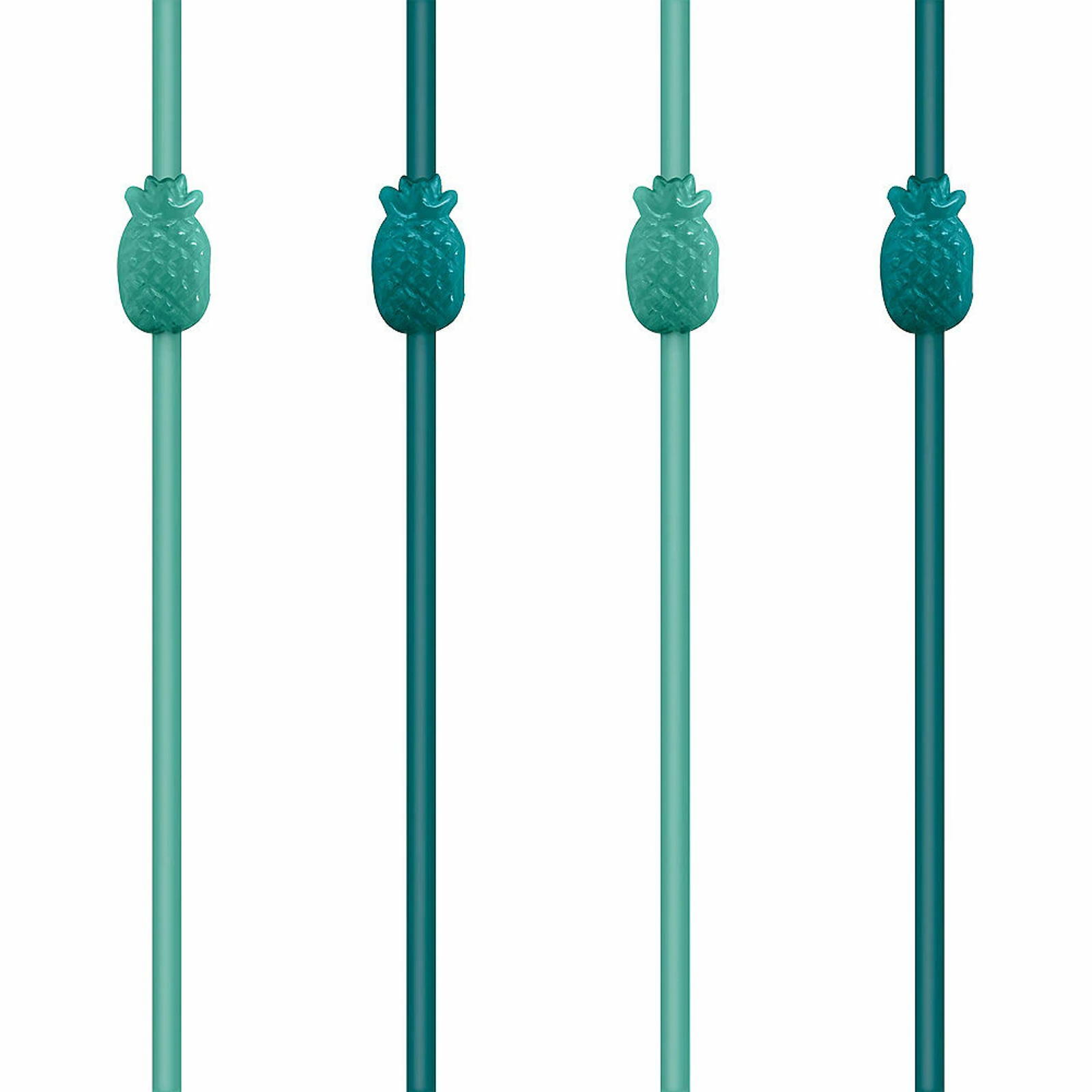 Key West Pineapple Molded Straws (Pack of 10)
