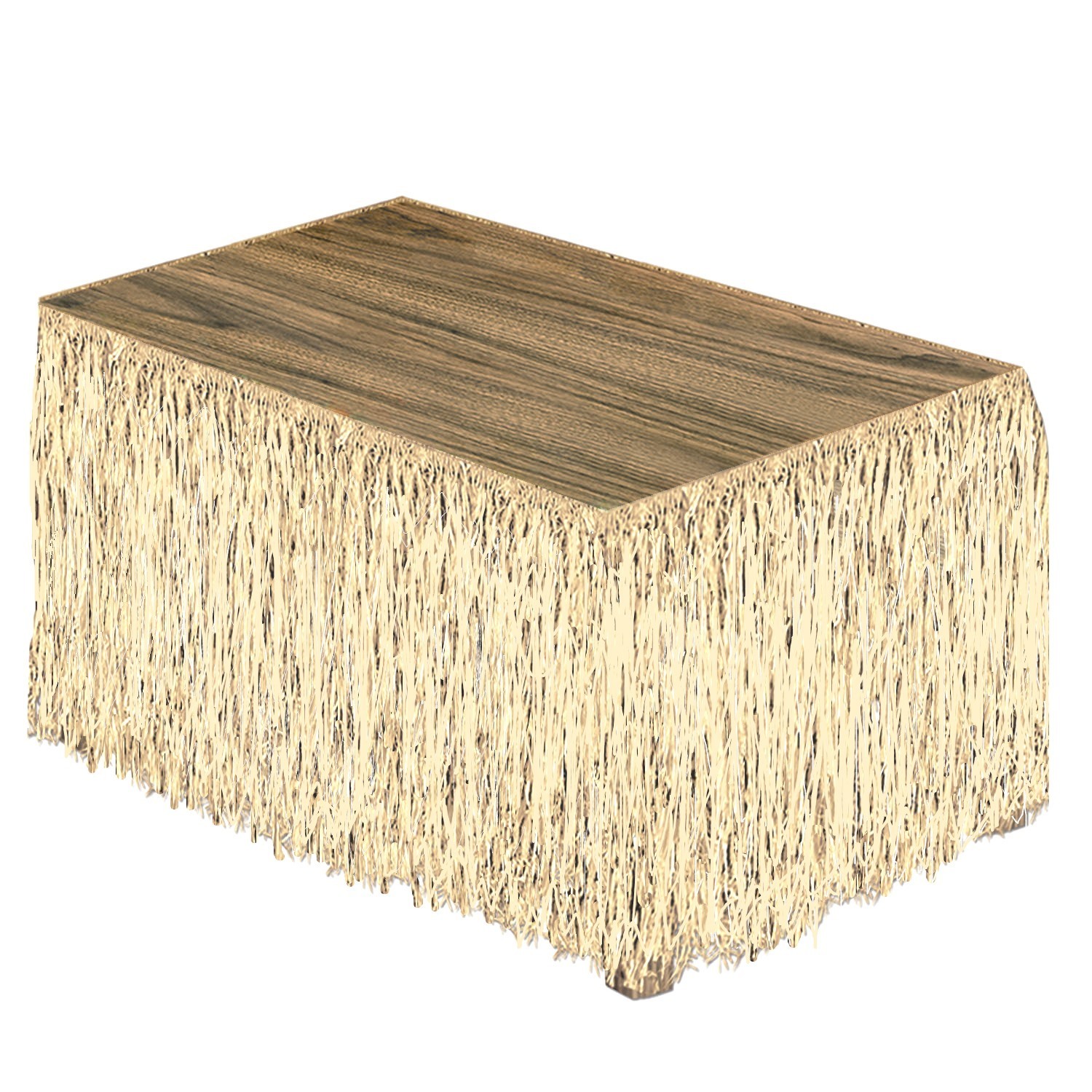 Natural Raffia Table Skirting