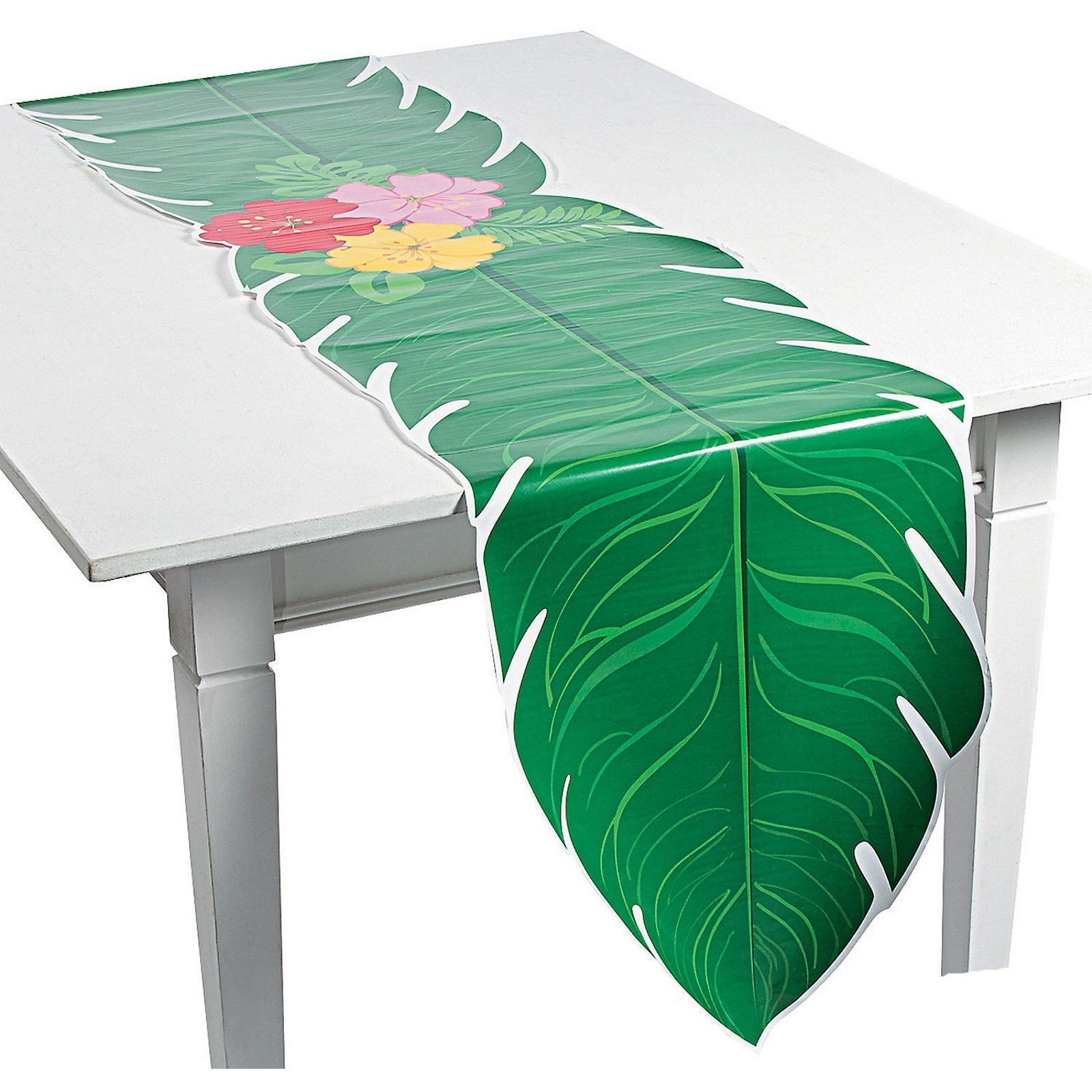 Luau Leaf Paper Table Runner