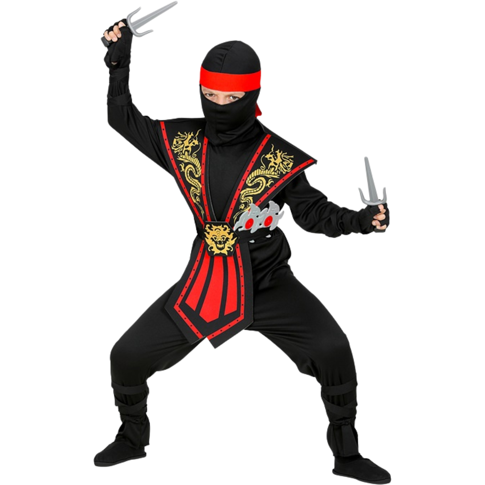 Boys Ninja Costume 8-10 Years