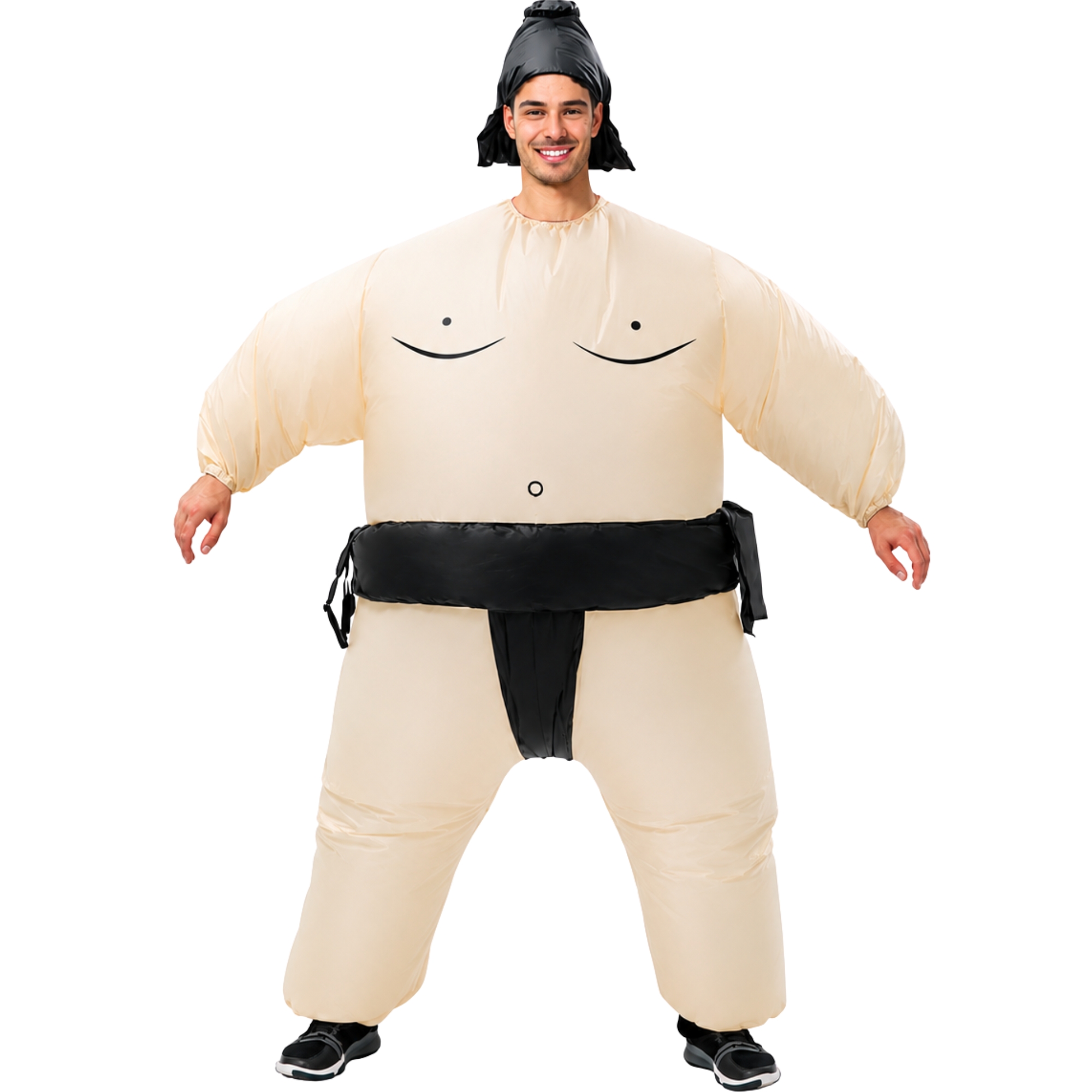 Adult Inflatable Sumo Wrestler Costume (Black)