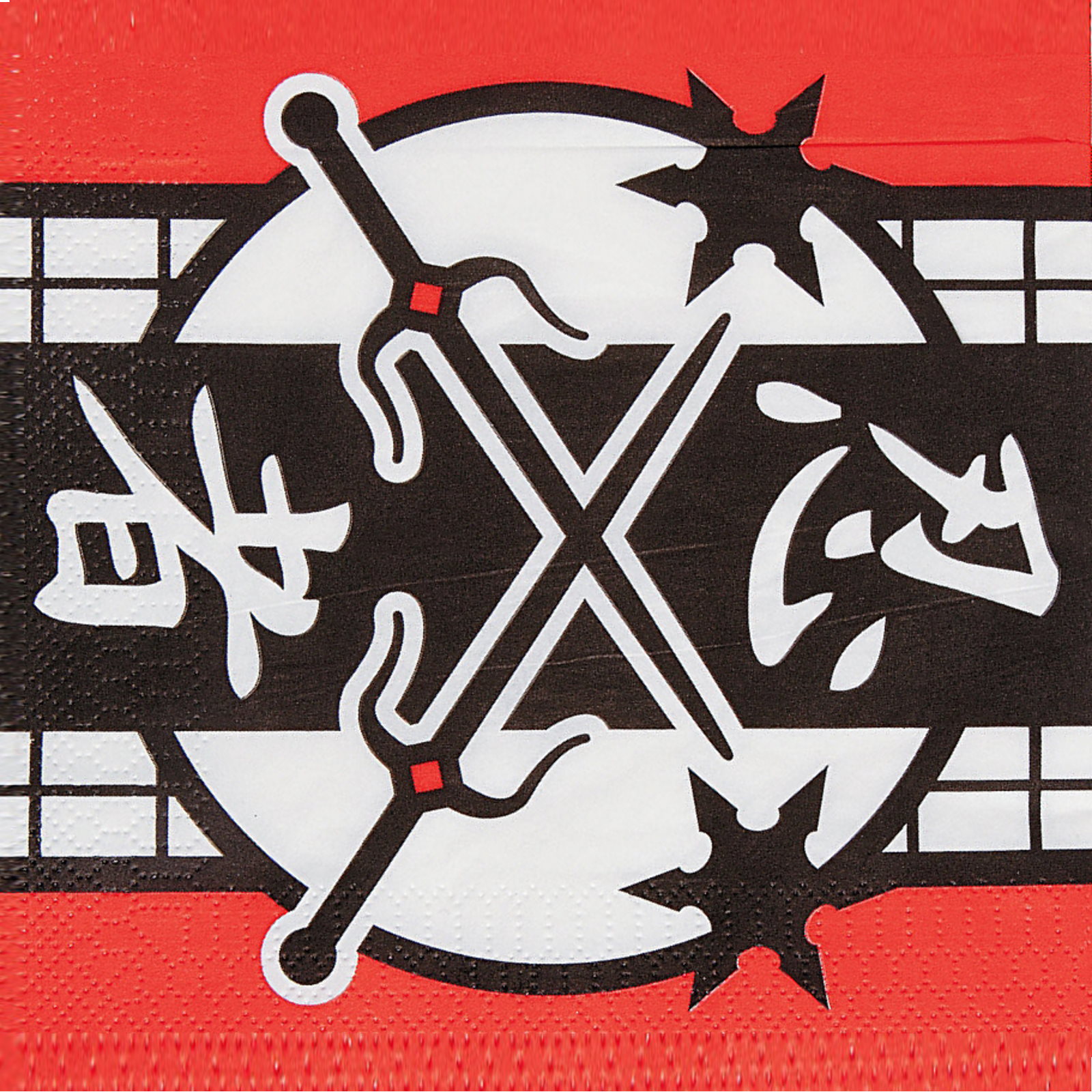 Ninja Warrior Large Napkins / Serviettes (Pack of 16) 