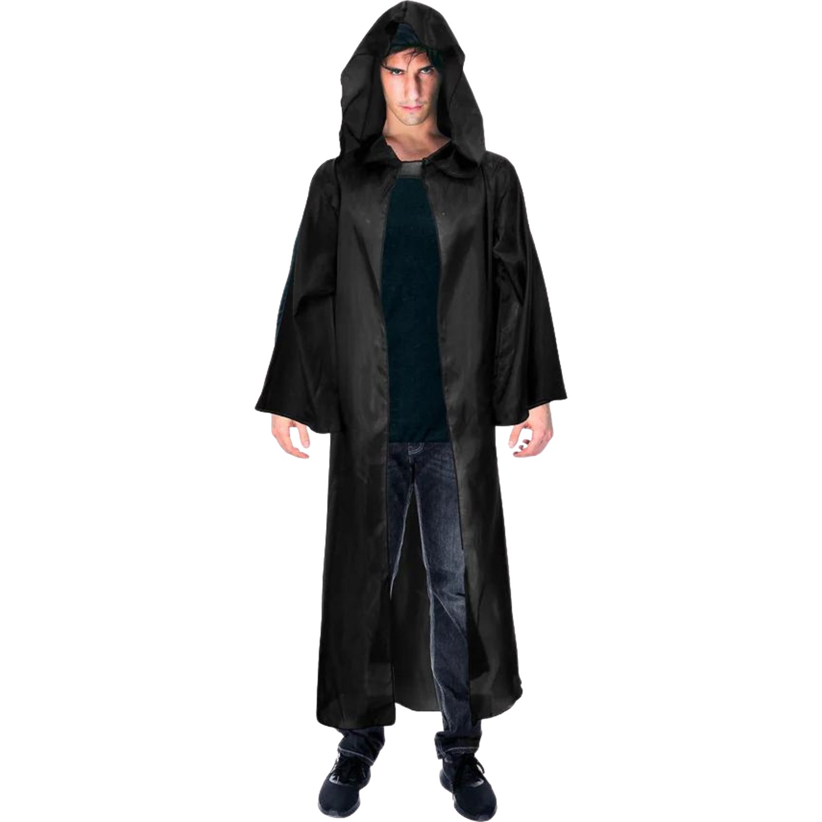 Black Hooded Adult Cape