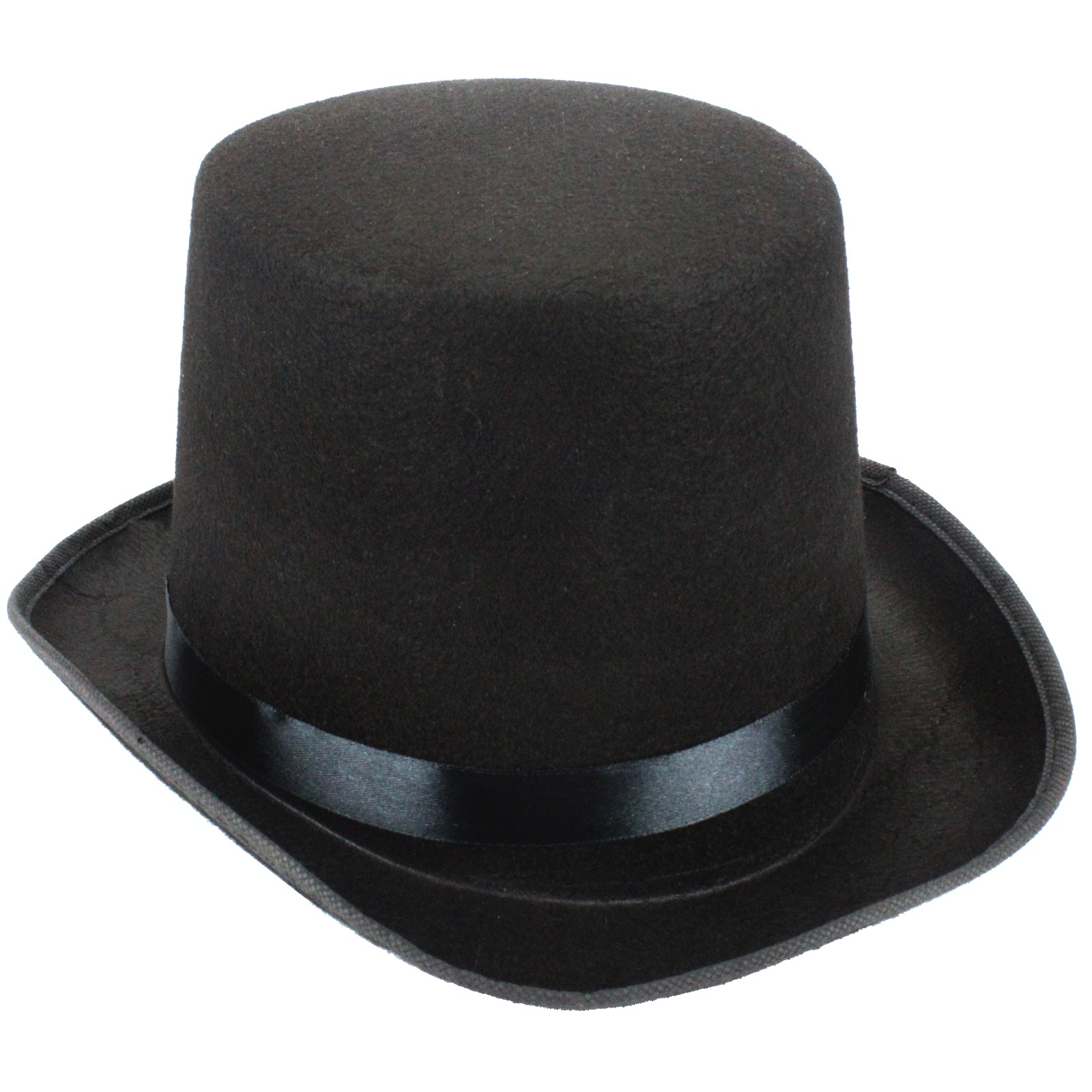 Black Felt Top Hat Adult