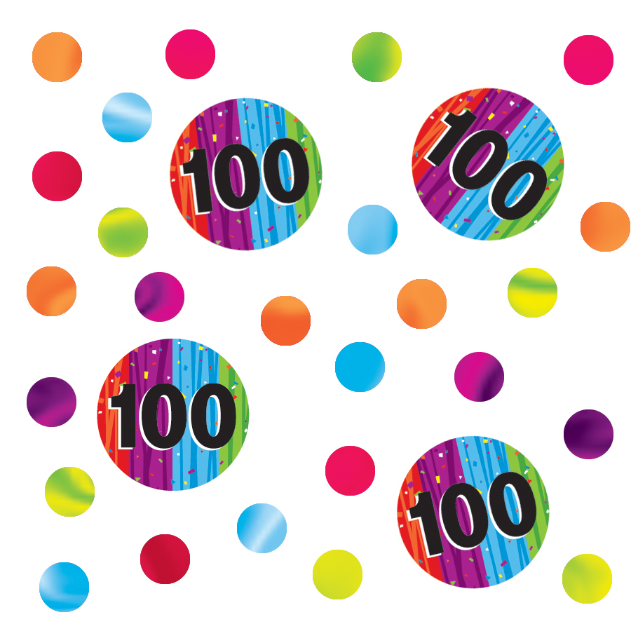 Milestone Celebrations 100th Birthday Confetti/Table Scatters