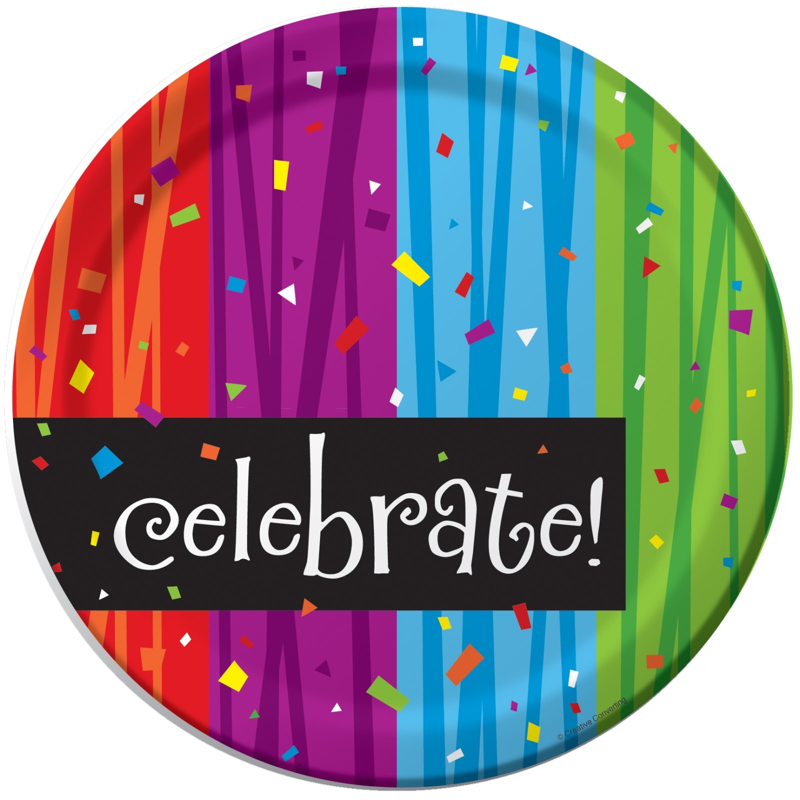 Milestone Celebrations Large Paper Plates (Pack of 8)