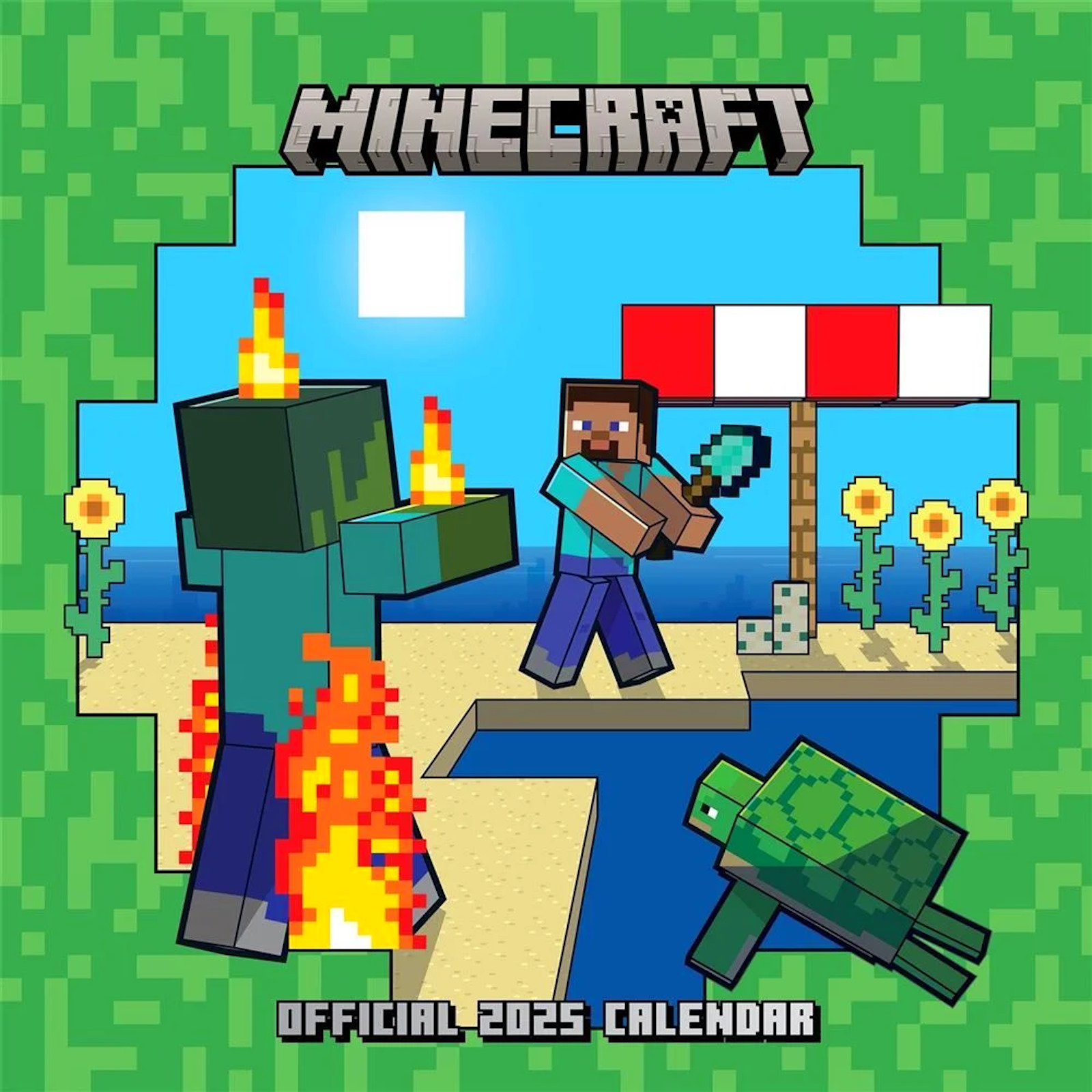 Minecraft 2025 Wall Calendar 