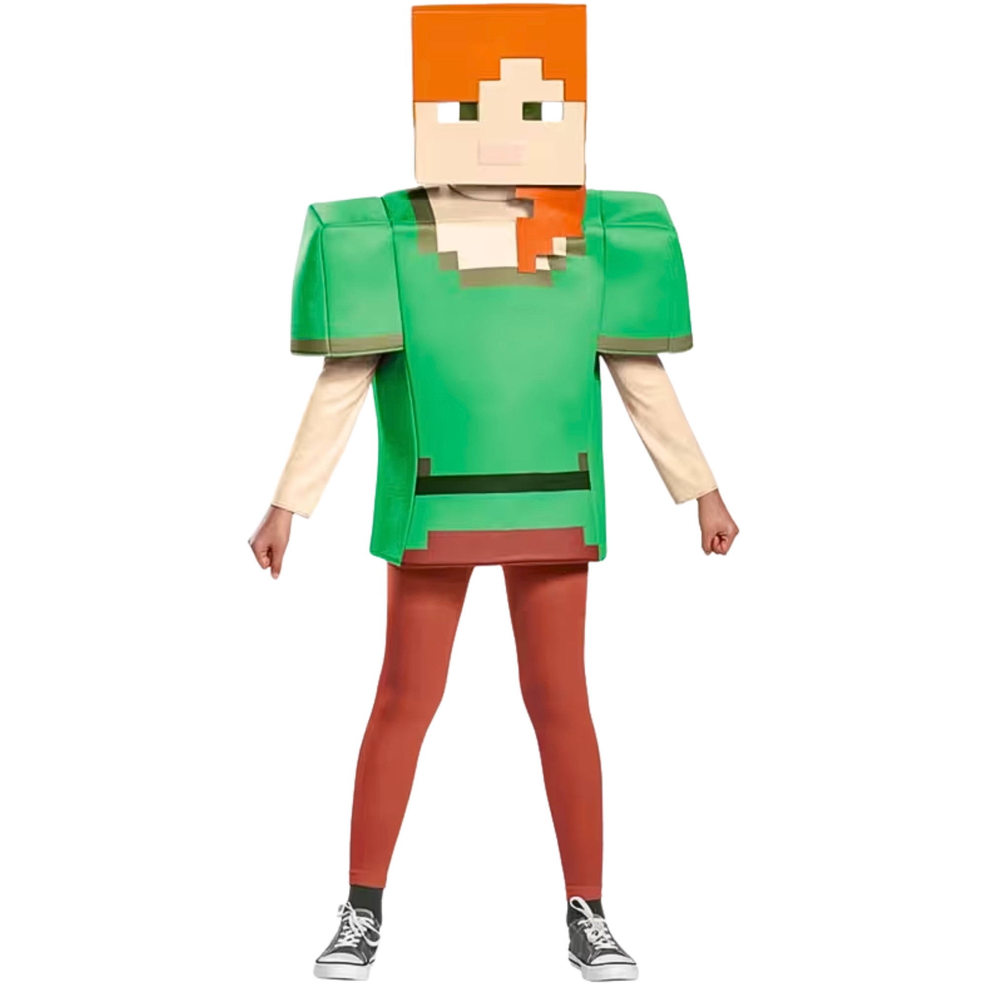 Kids Minecraft Alex Classic Costume 4-6 Years