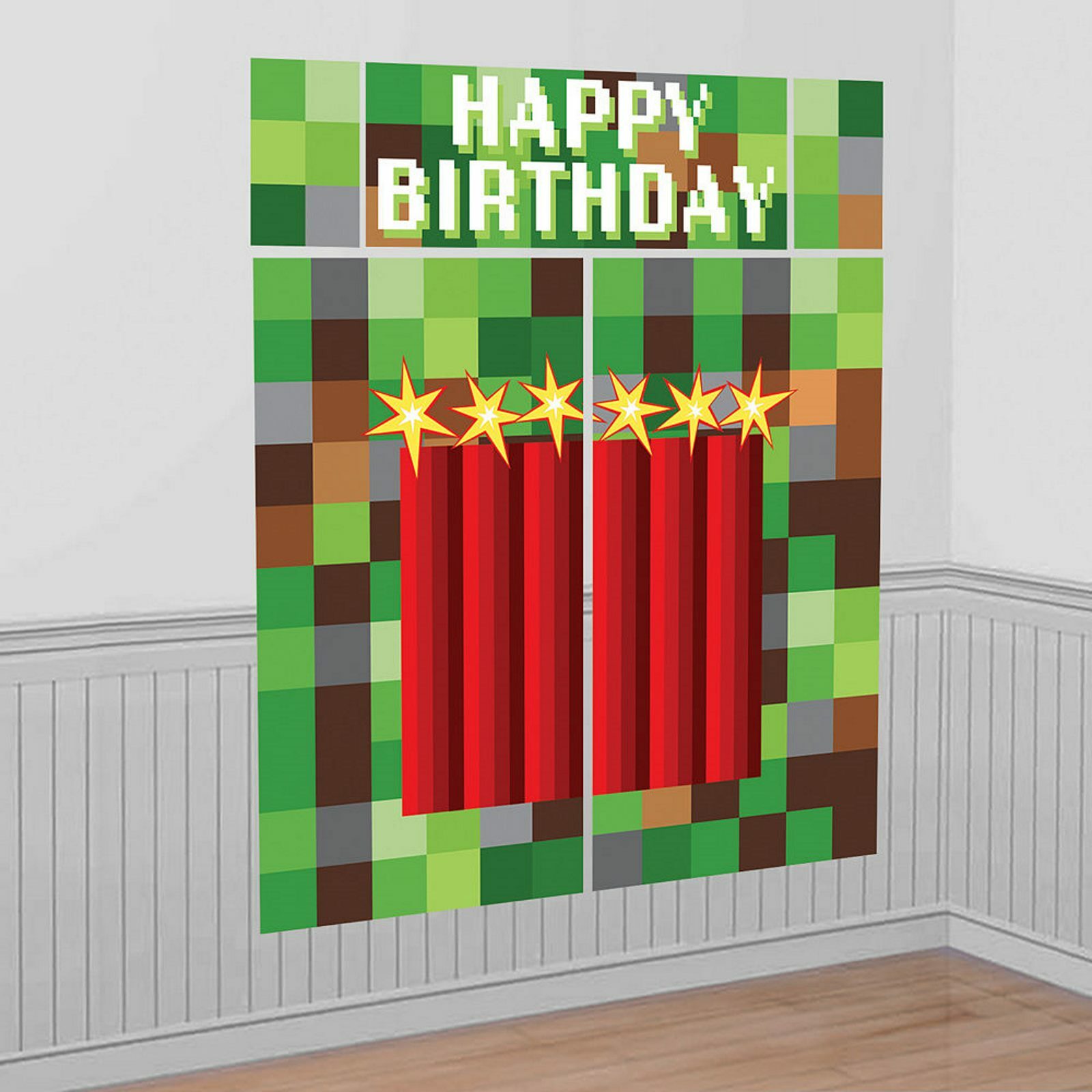 TNT Happy Birthday Scene Setter Wall Decorating Kit