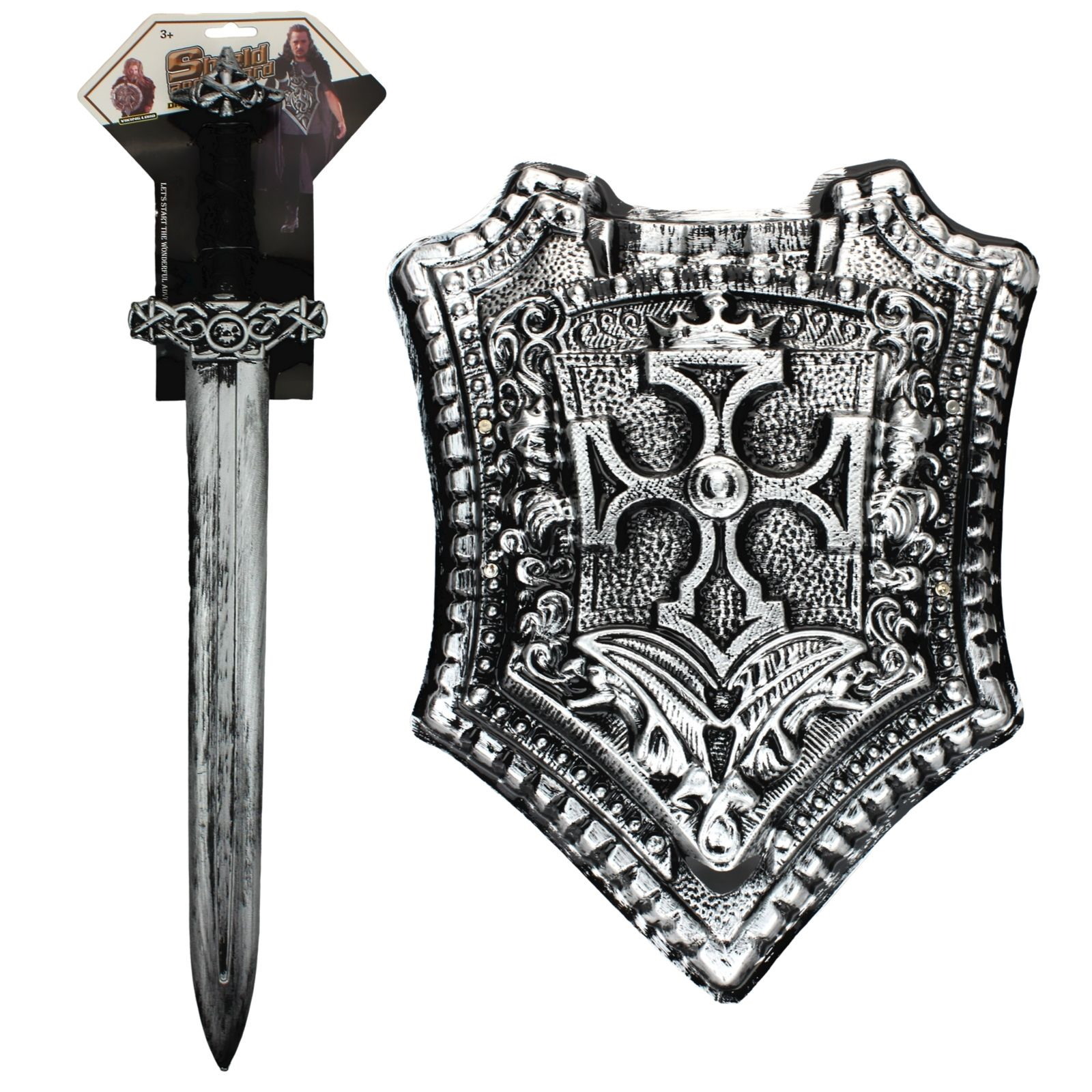 Plastic Crusader Sword and Shield Set
