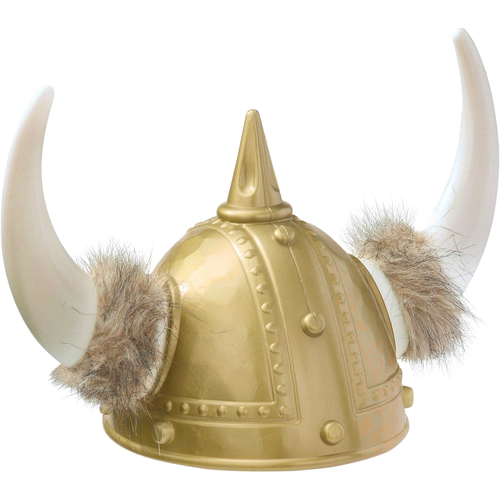 Viking Helmet with Fur Trim