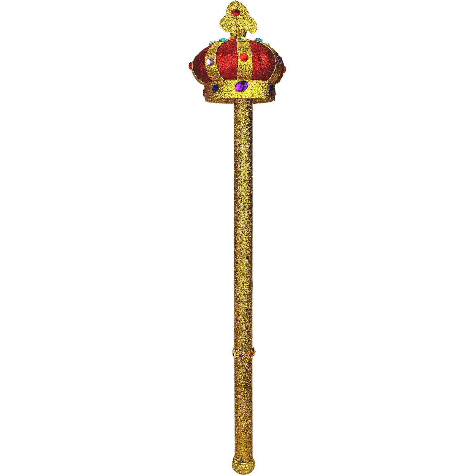 Gold Jewelled Royal Coronation Sceptre
