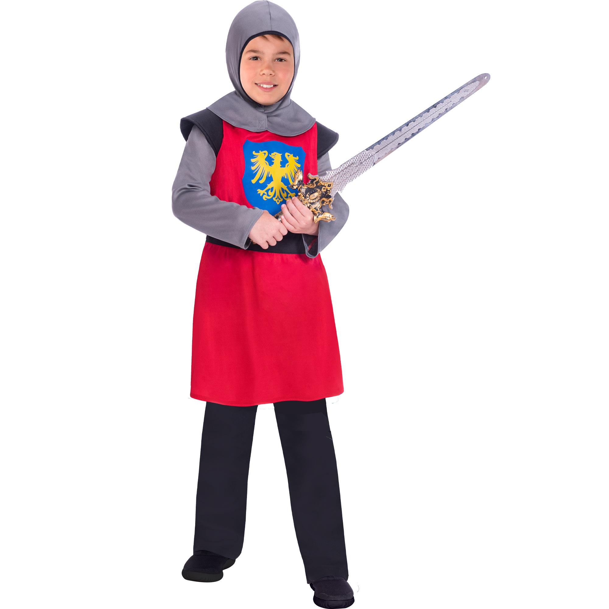 Red Medieval Knight Child Costume