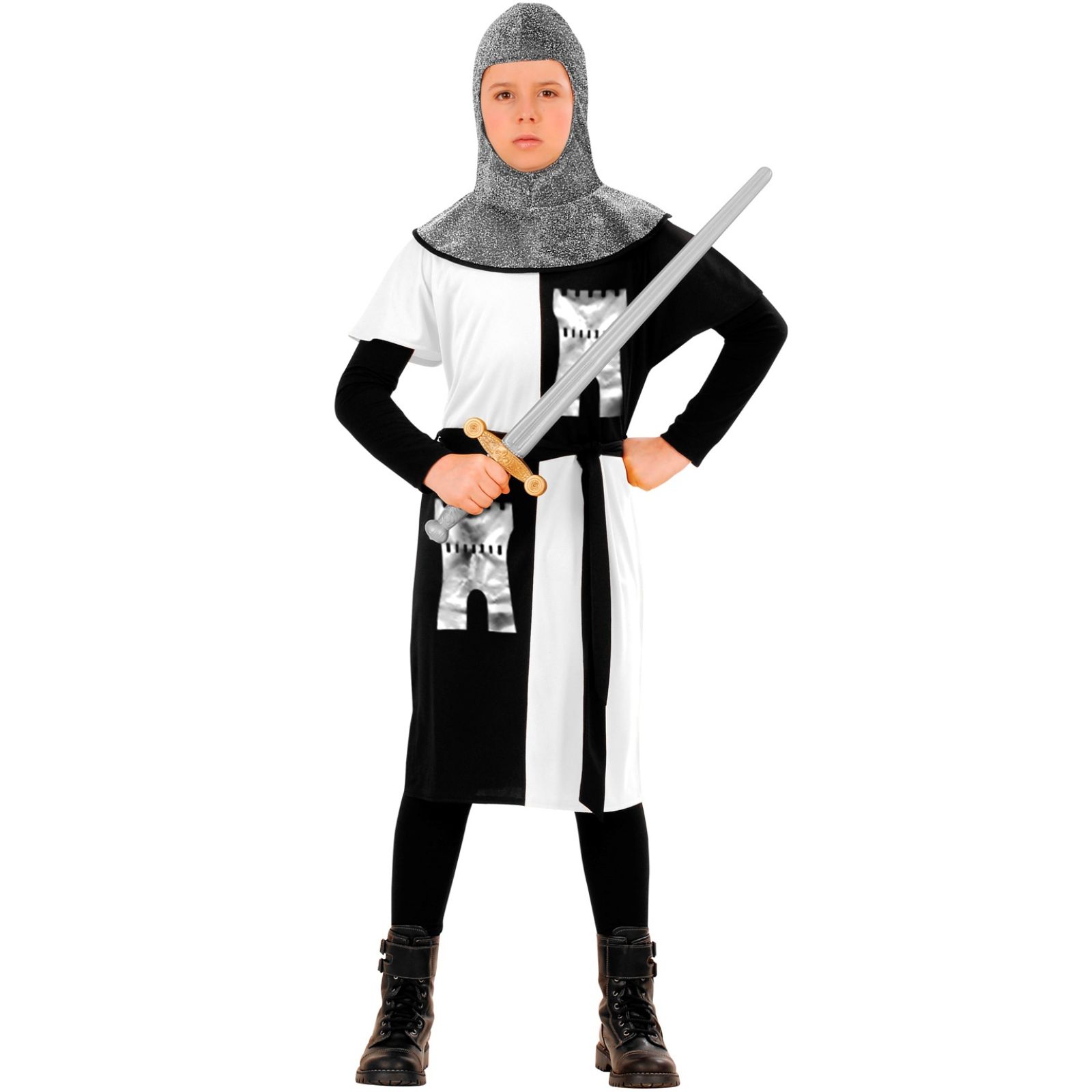 Boys Medieval Warrior Costume 5-7 Years