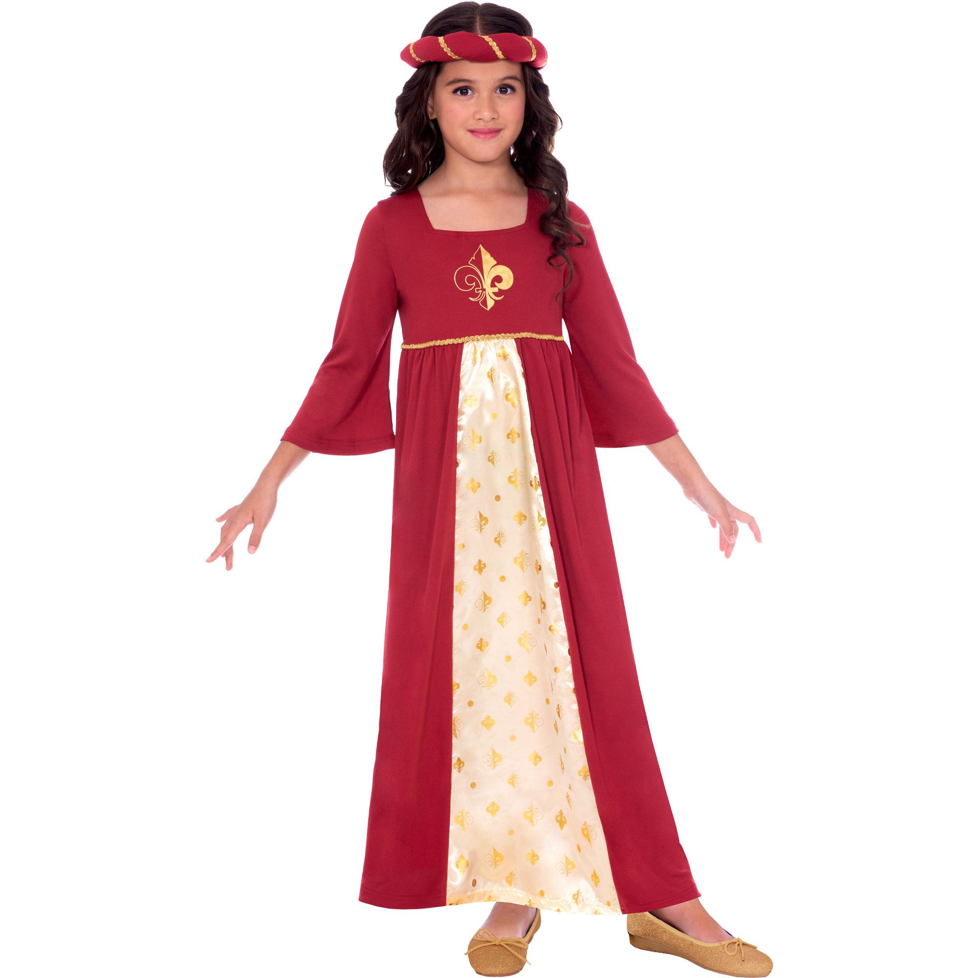 Red Tudor Princess Child Costume