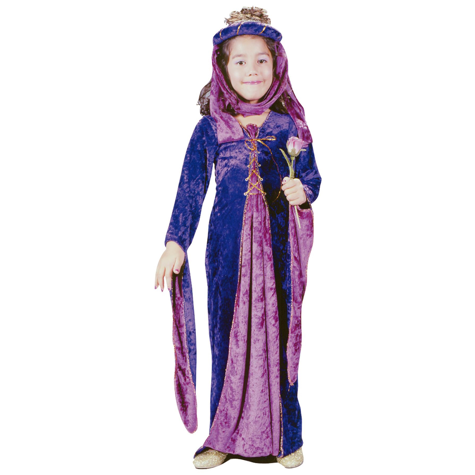 Renaissance Princess Velvet Child Costume Small
